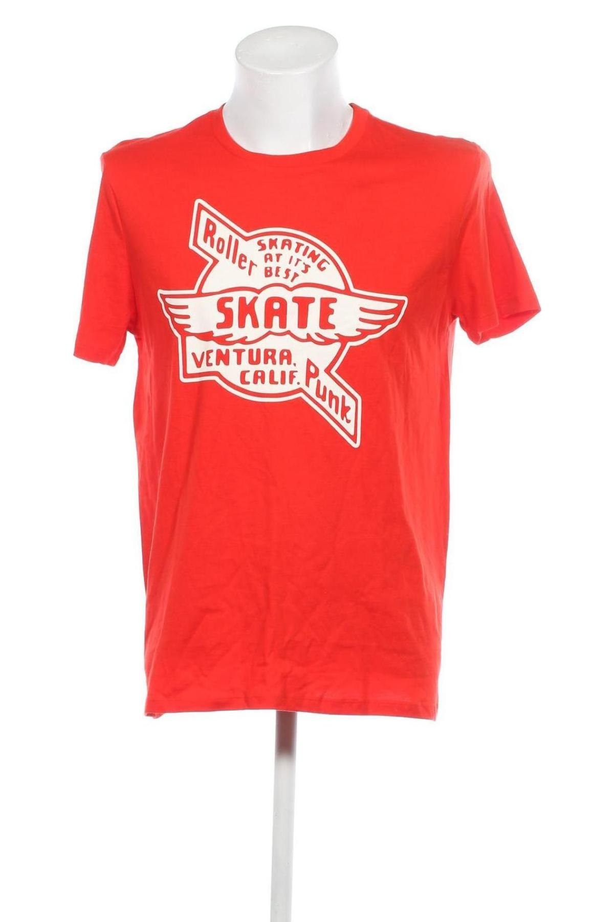 Herren T-Shirt 72D, Größe L, Farbe Rot, Preis 10,82 €
