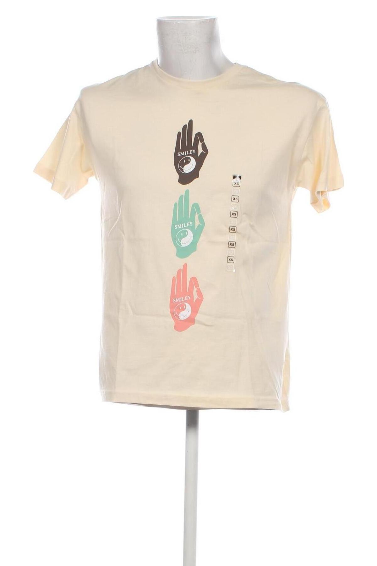 Herren T-Shirt AW LAB, Größe XS, Farbe Beige, Preis 5,52 €