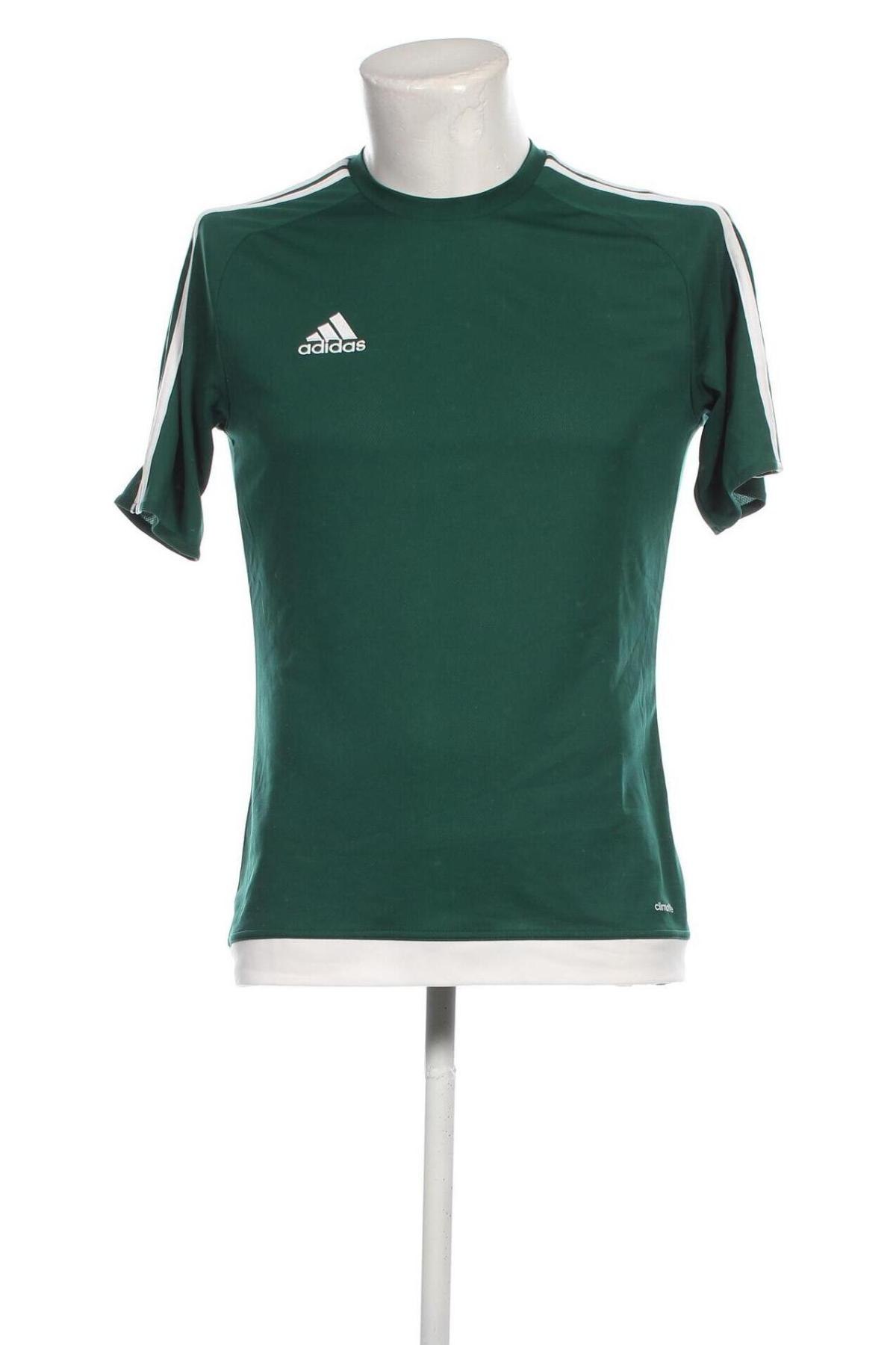 Мъжка тениска Adidas, Размер S, Цвят Зелен, Цена 27,00 лв.