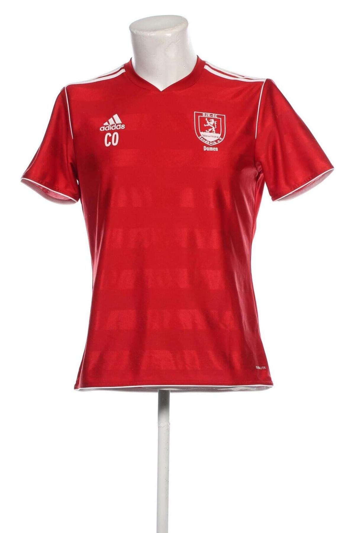 Herren T-Shirt Adidas, Größe M, Farbe Rot, Preis 18,79 €