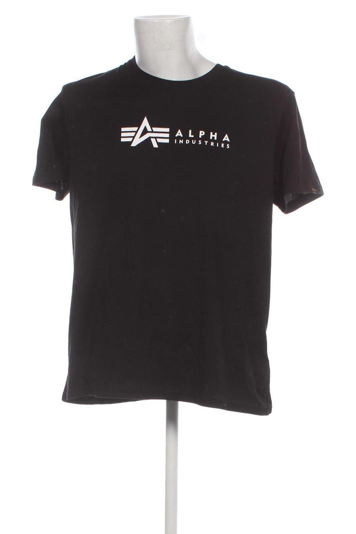 Męski T-shirt Alpha Industries, Rozmiar XL, Kolor Czarny, Cena 149,27 zł