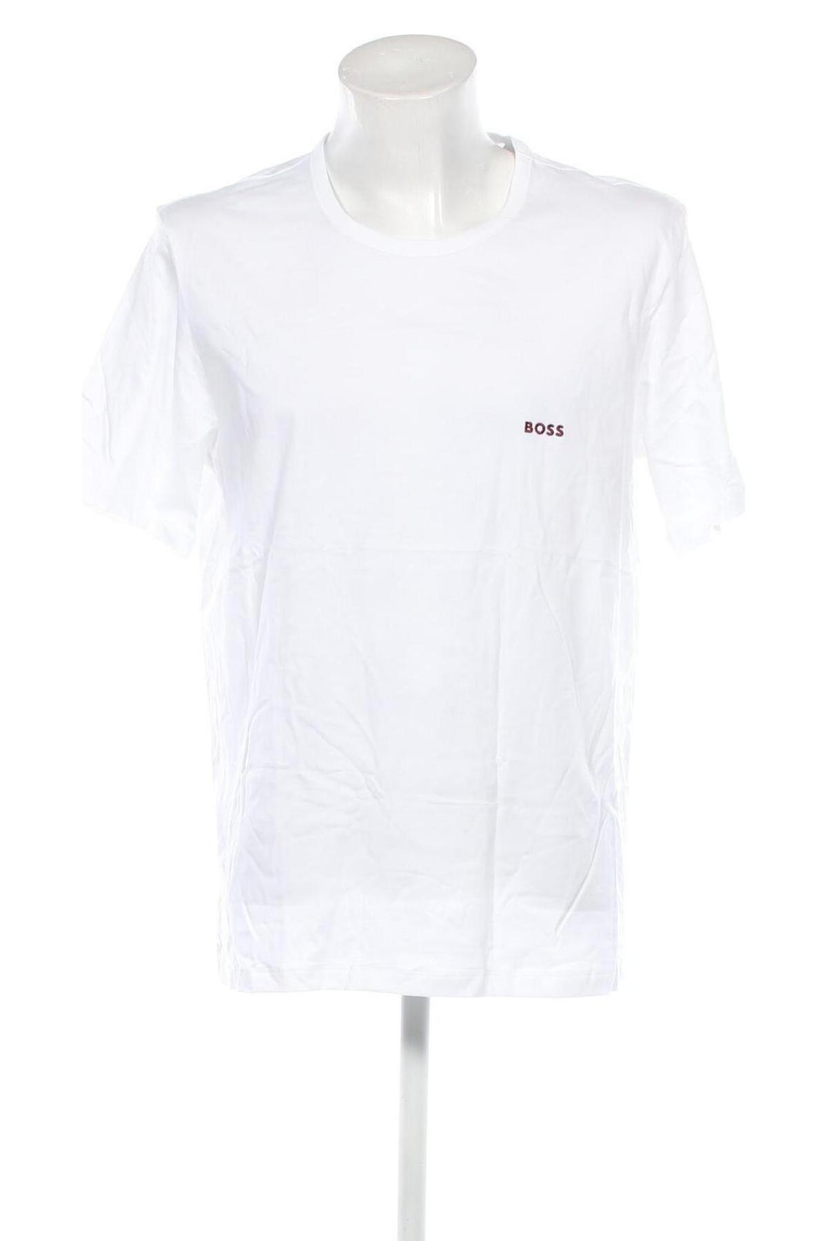Ανδρικό t-shirt BOSS, Μέγεθος XXL, Χρώμα Λευκό, Τιμή 32,32 €