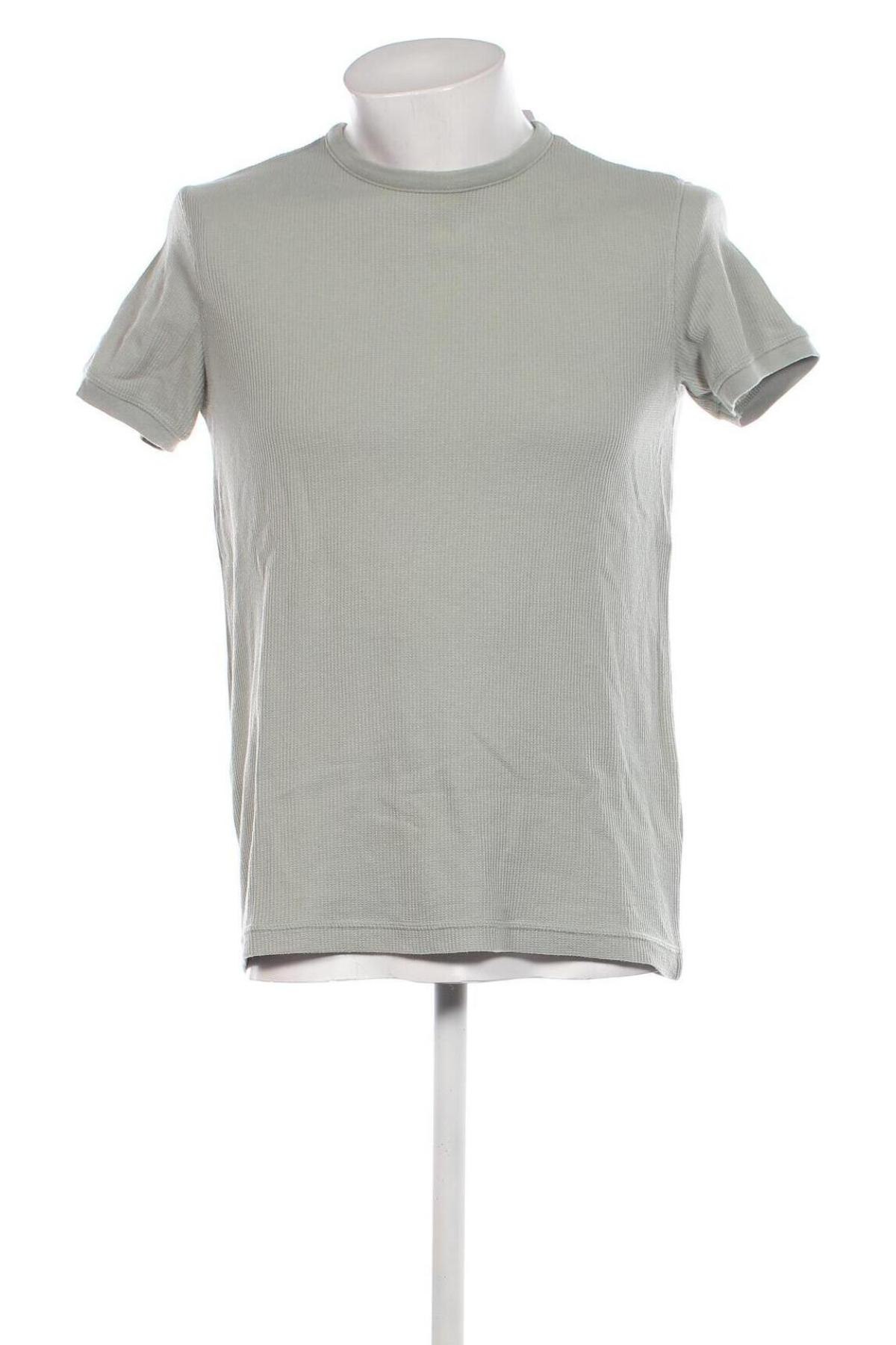 Herren T-Shirt Bershka, Größe S, Farbe Grün, Preis 7,00 €