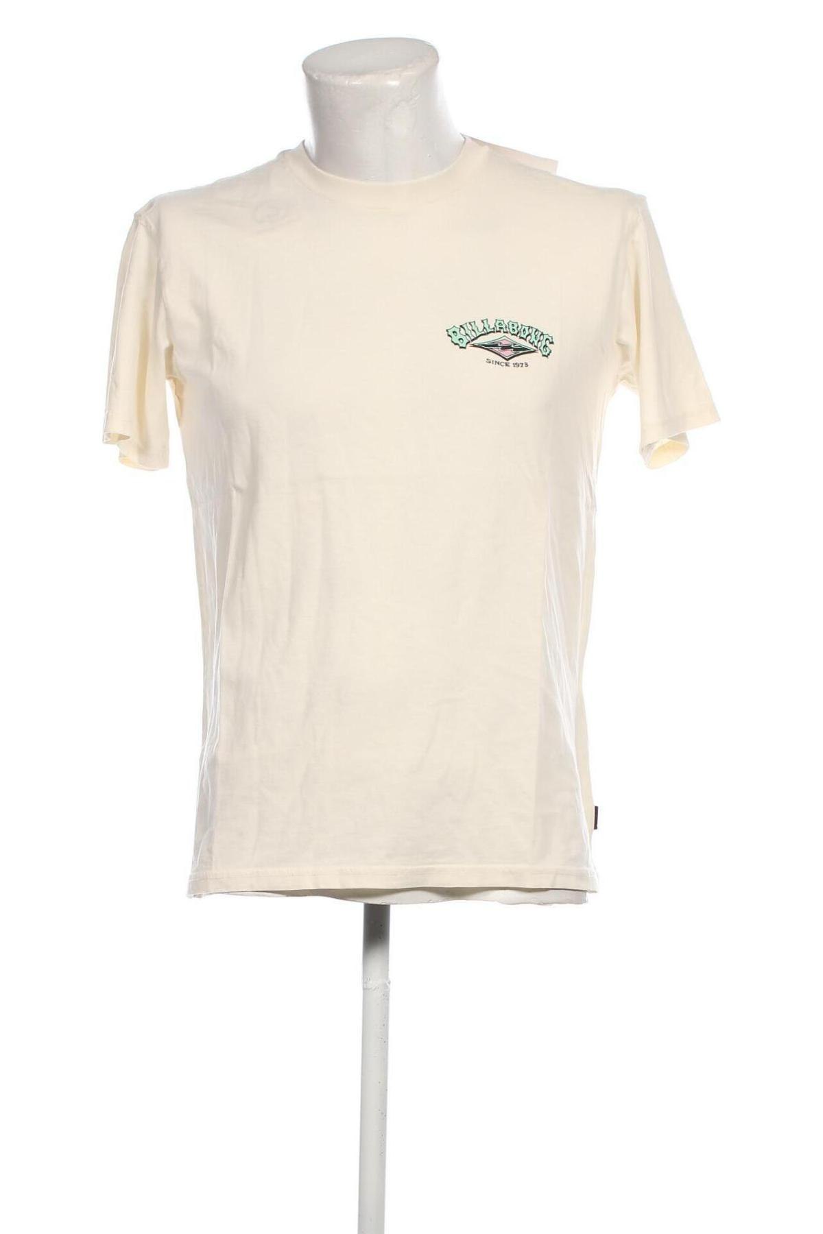 Herren T-Shirt Billabong, Größe S, Farbe Ecru, Preis 15,98 €