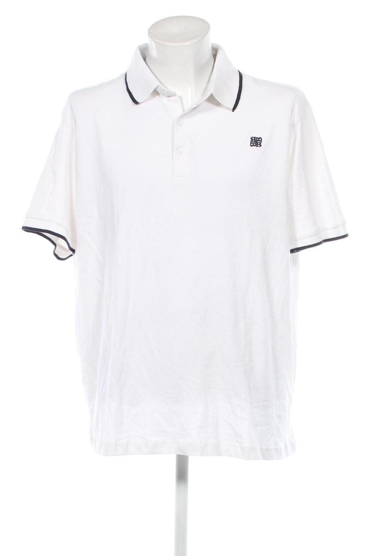 Мъжка тениска Burton of London, Размер XXL, Цвят Бял, Цена 31,00 лв.