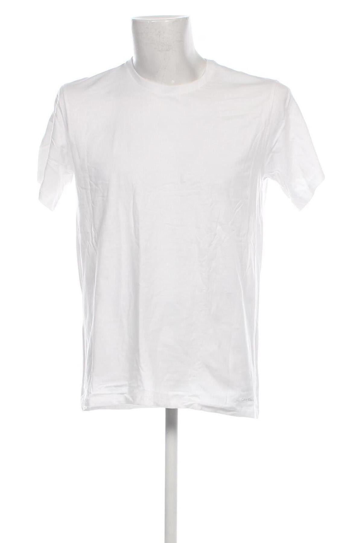 Мъжка тениска Calvin Klein, Размер M, Цвят Бял, Цена 64,80 лв.