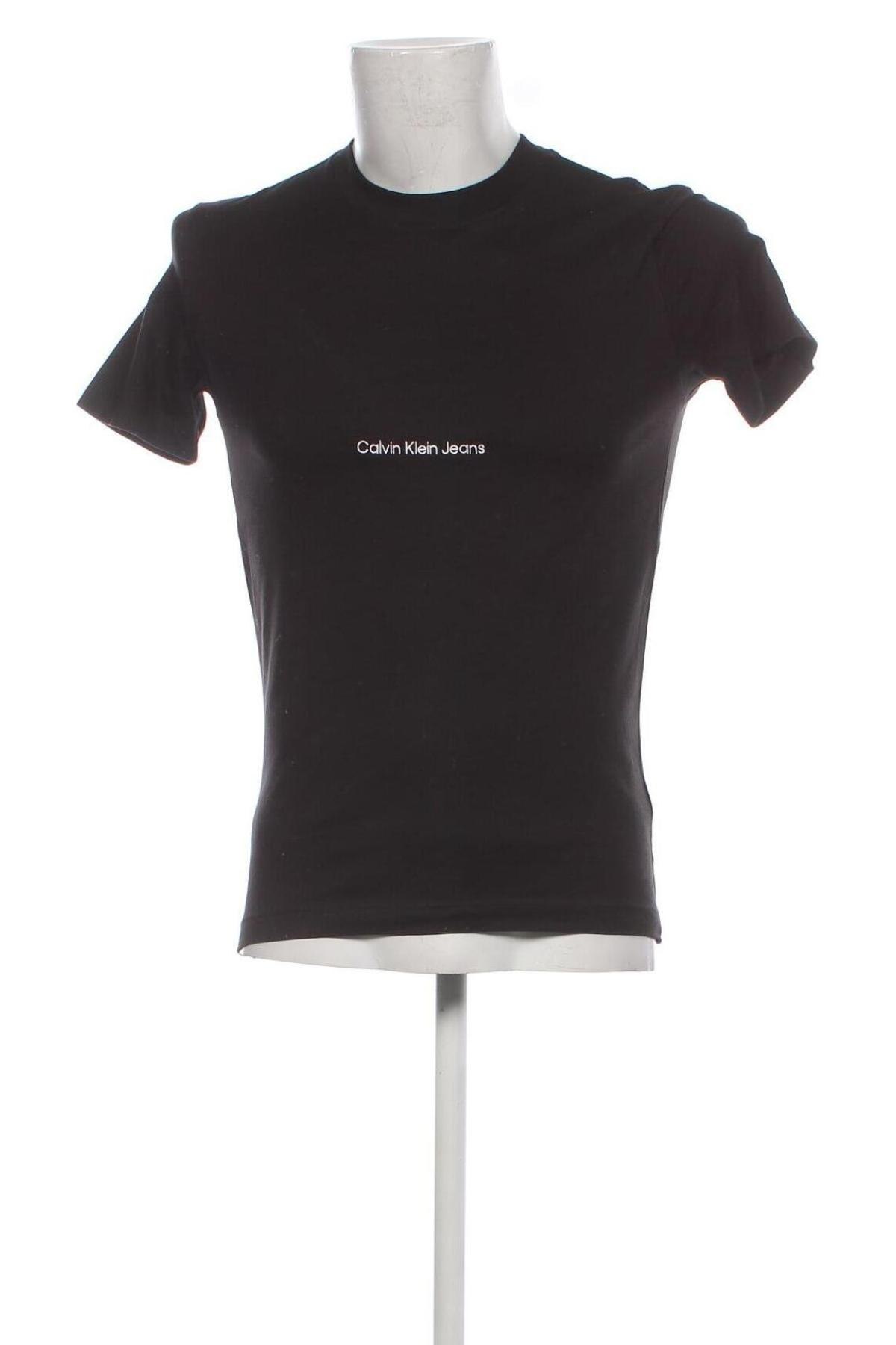 Męski T-shirt Calvin Klein Jeans, Rozmiar S, Kolor Czarny, Cena 205,24 zł