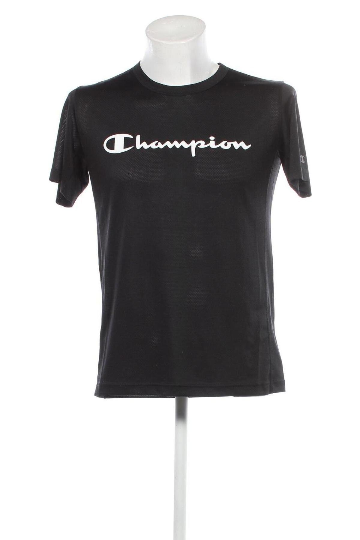 Ανδρικό t-shirt Champion, Μέγεθος M, Χρώμα Μαύρο, Τιμή 18,56 €