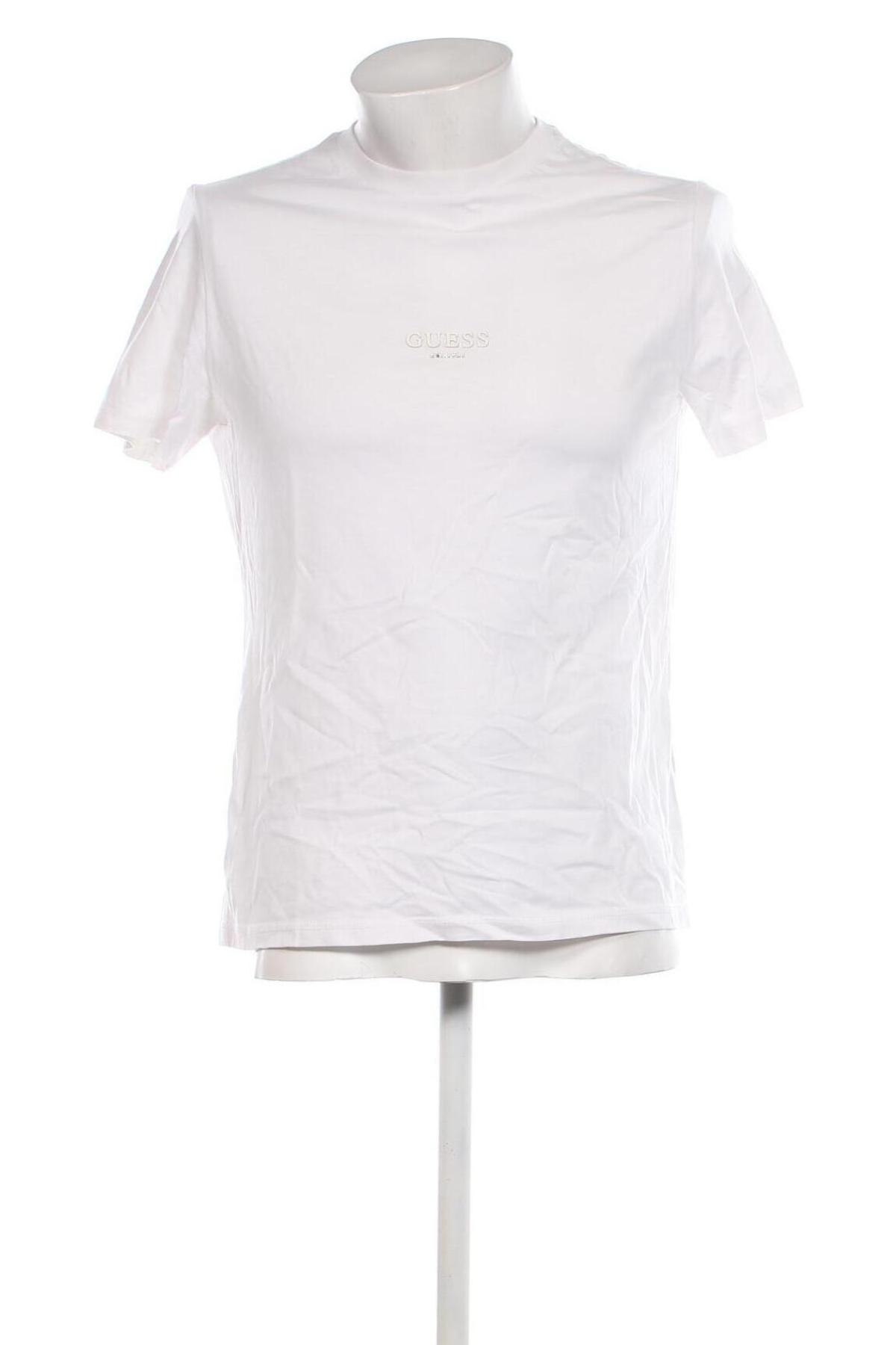 Мъжка тениска Guess, Размер M, Цвят Бял, Цена 73,15 лв.