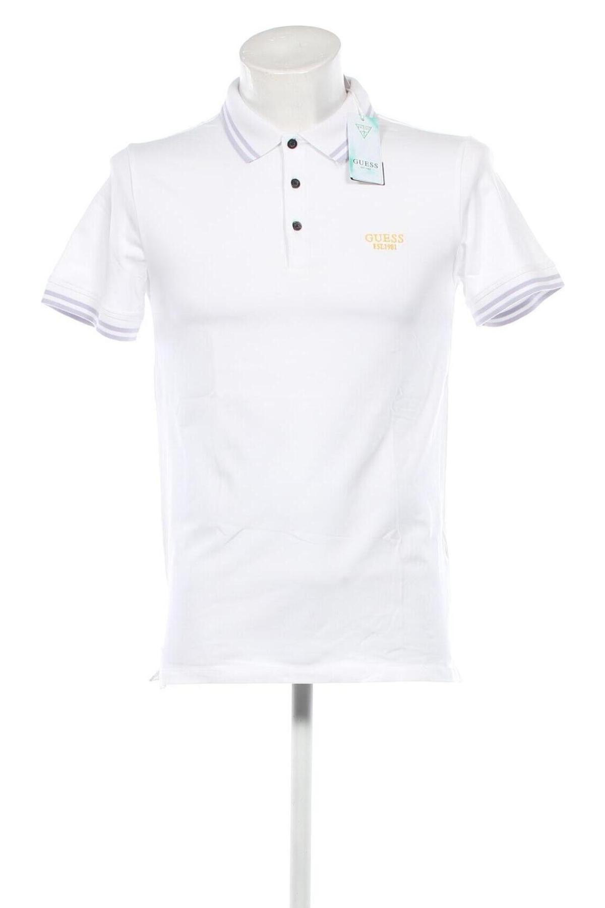 Herren T-Shirt Guess, Größe M, Farbe Weiß, Preis 39,69 €