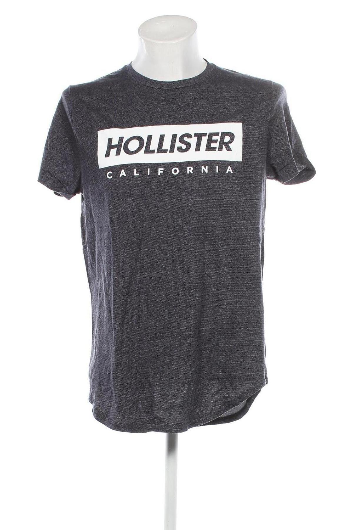 Мъжка тениска Hollister, Размер XL, Цвят Сив, Цена 14,00 лв.
