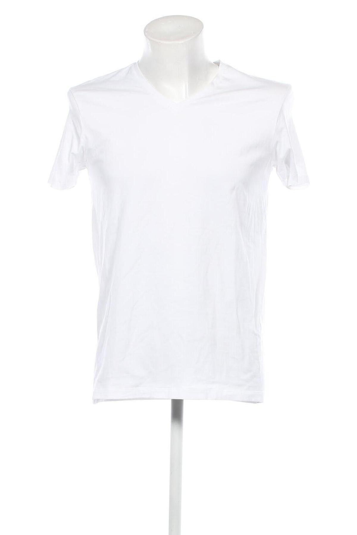 Herren T-Shirt Hugo Boss, Größe L, Farbe Weiß, Preis 58,76 €