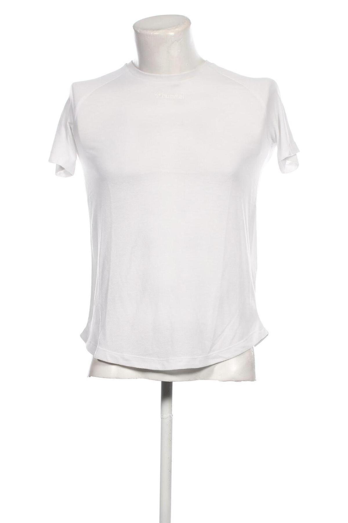 Мъжка тениска Hummel, Размер M, Цвят Бял, Цена 21,60 лв.