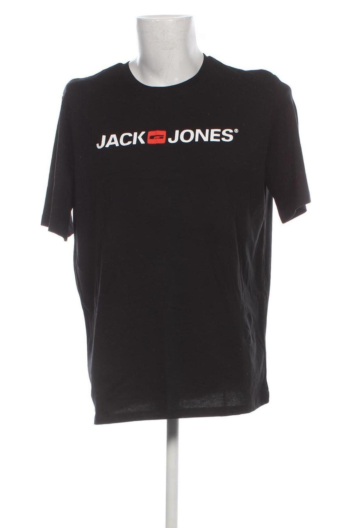 Herren T-Shirt Jack & Jones, Größe XL, Farbe Schwarz, Preis 15,98 €