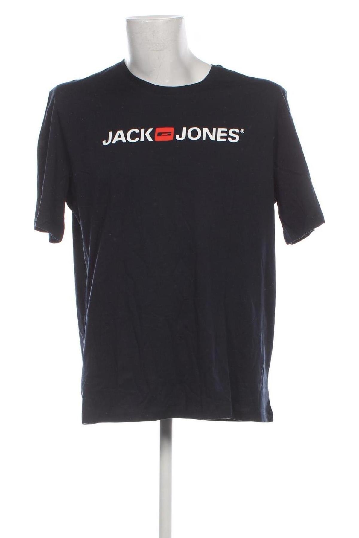 Tricou de bărbați Jack & Jones, Mărime XXL, Culoare Albastru, Preț 101,97 Lei