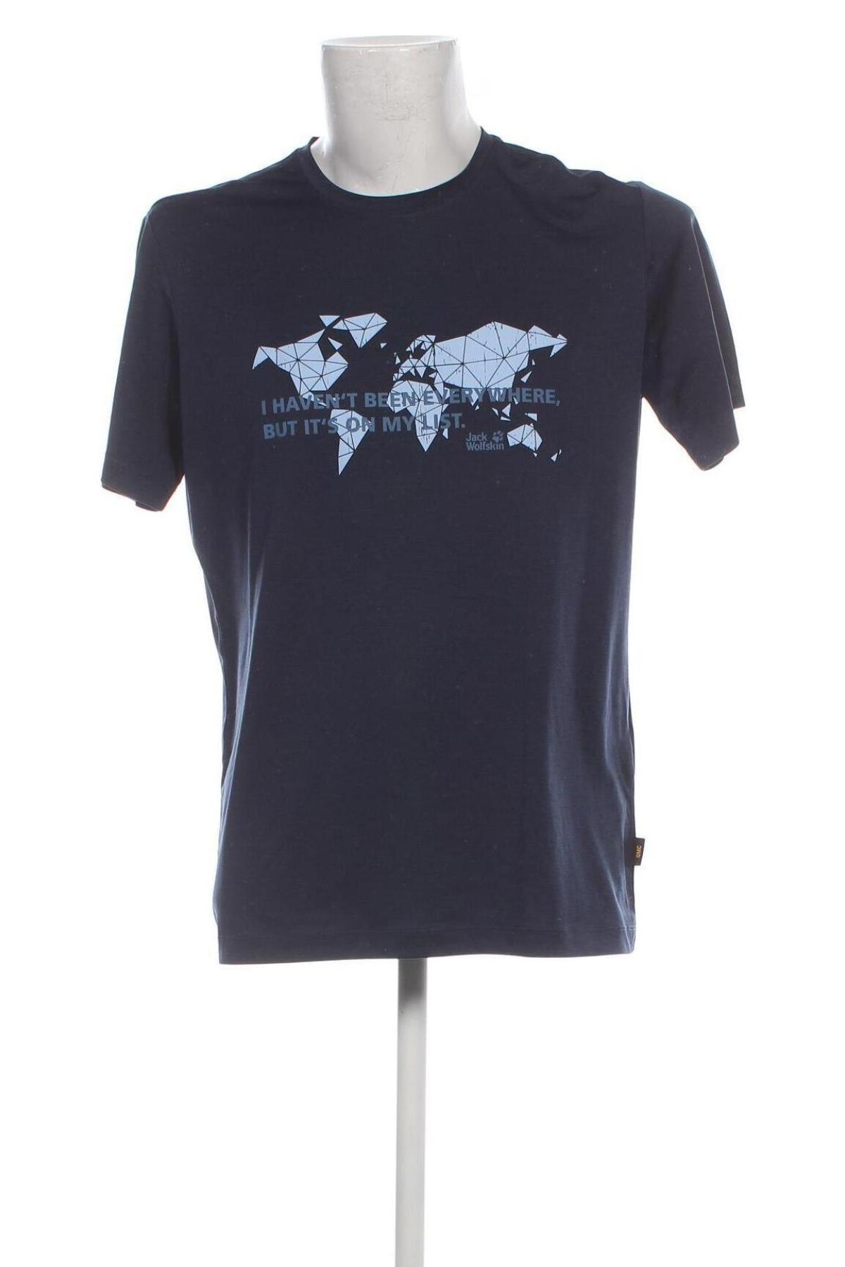 Pánské tričko  Jack Wolfskin, Velikost L, Barva Modrá, Cena  430,00 Kč