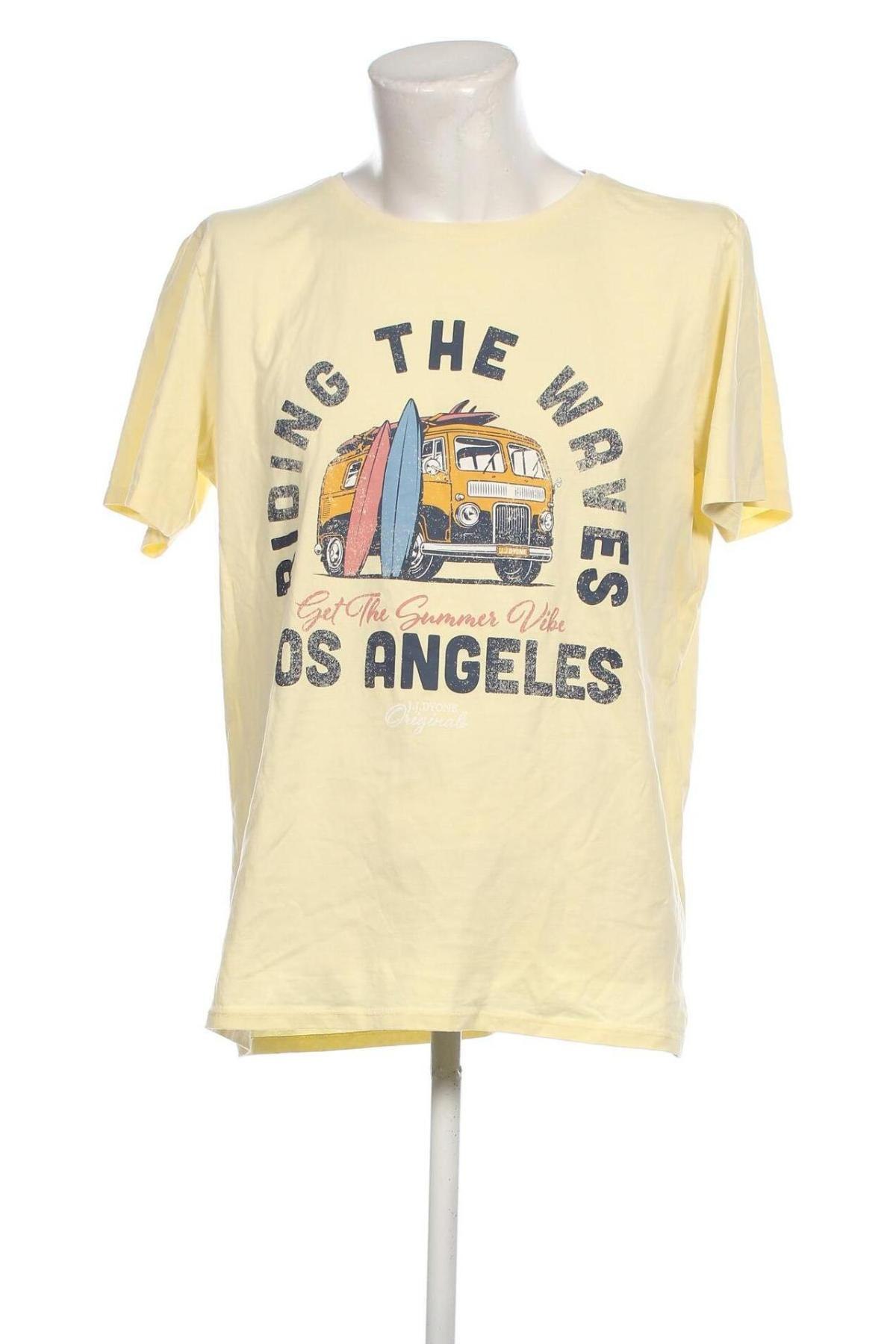 Herren T-Shirt Jean Pascale, Größe XXL, Farbe Gelb, Preis € 6,88