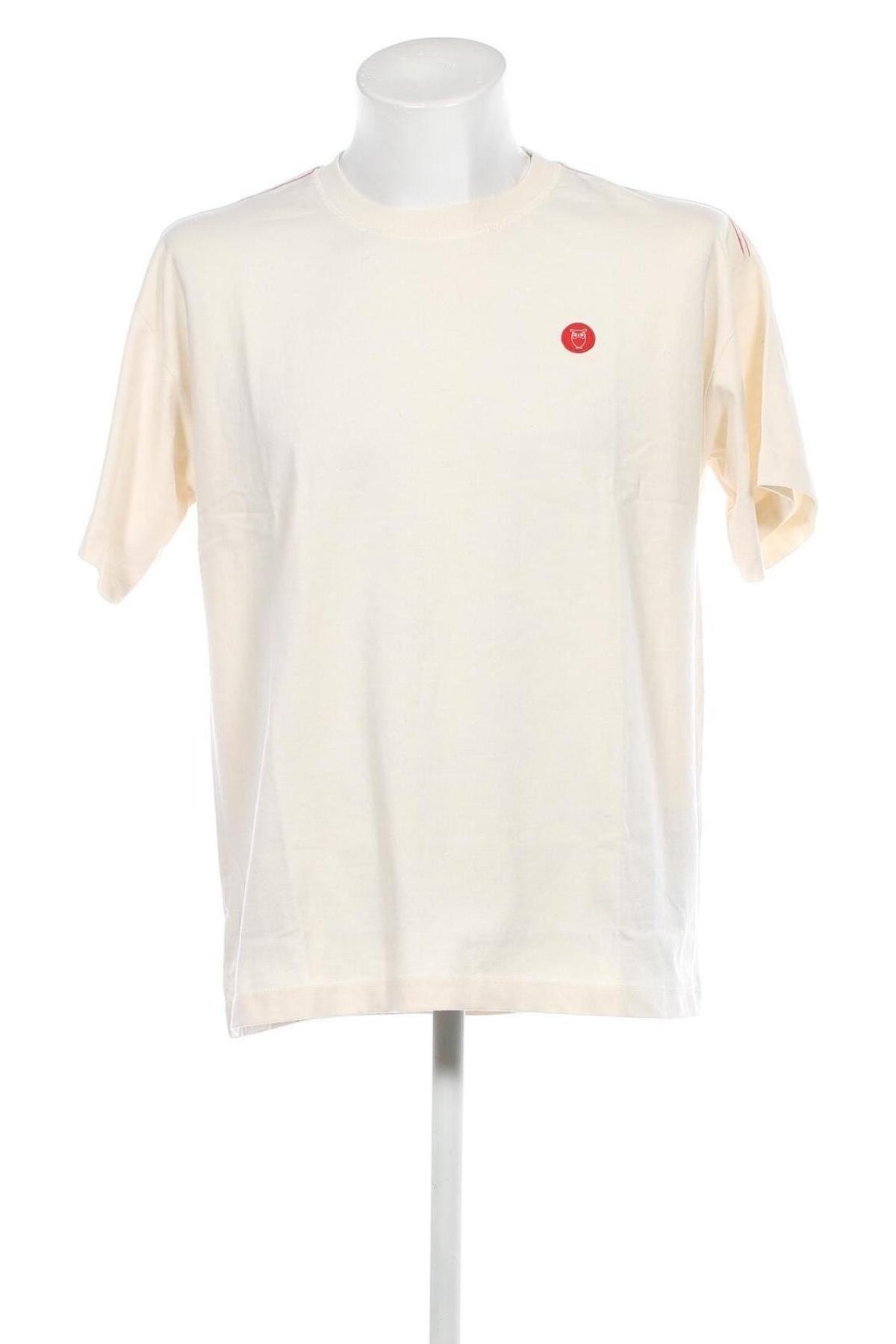 Pánské tričko  Knowledge Cotton Apparel, Velikost XL, Barva Krémová, Cena  771,00 Kč