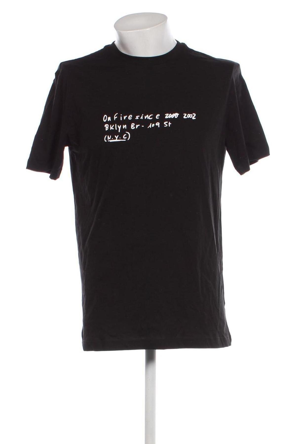 Herren T-Shirt Lefties, Größe L, Farbe Schwarz, Preis 10,83 €