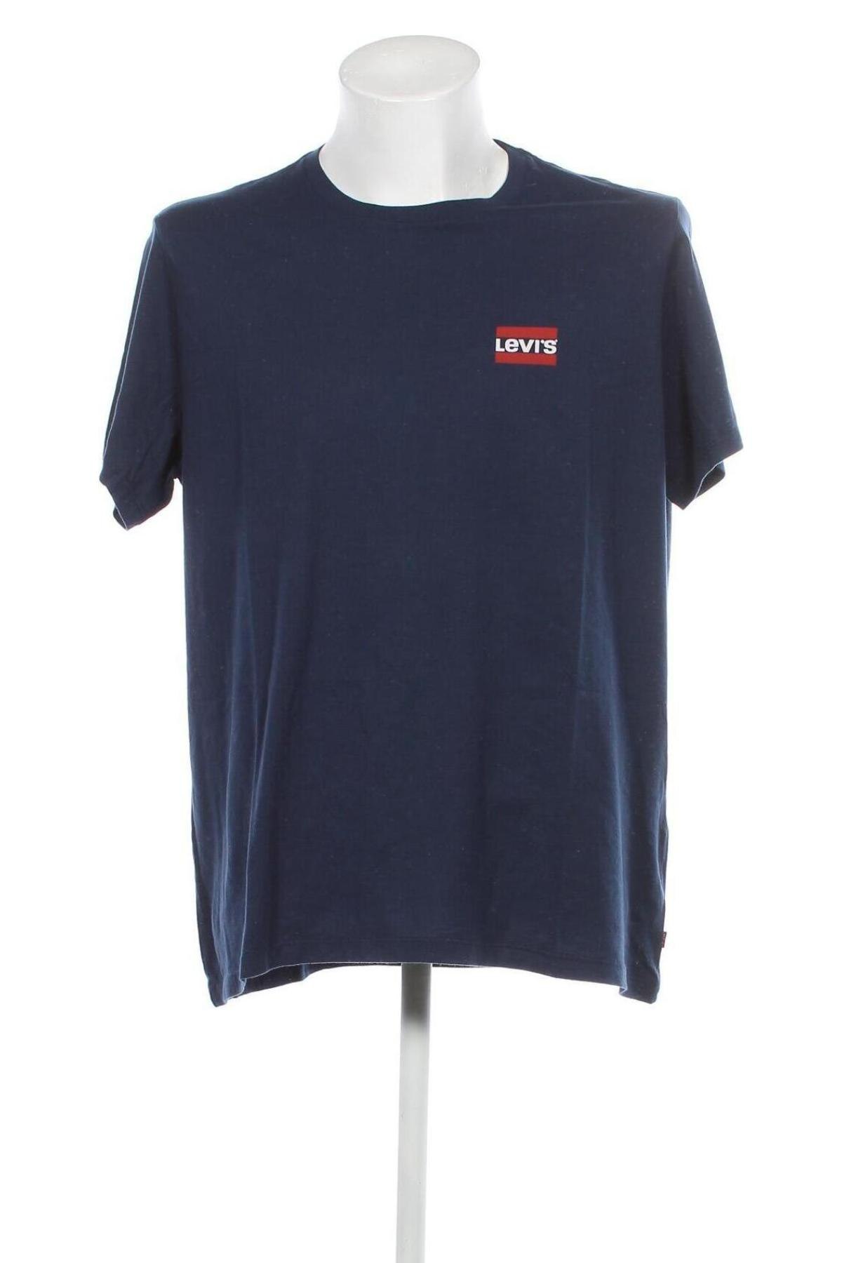 Męski T-shirt Levi's, Rozmiar XXL, Kolor Niebieski, Cena 149,27 zł