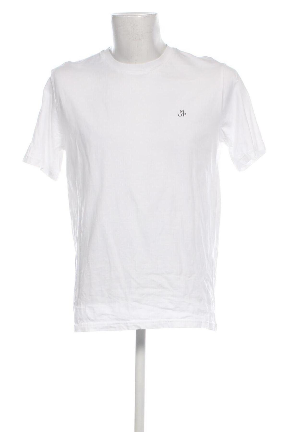 Herren T-Shirt Marc O'Polo, Größe L, Farbe Weiß, Preis 35,25 €