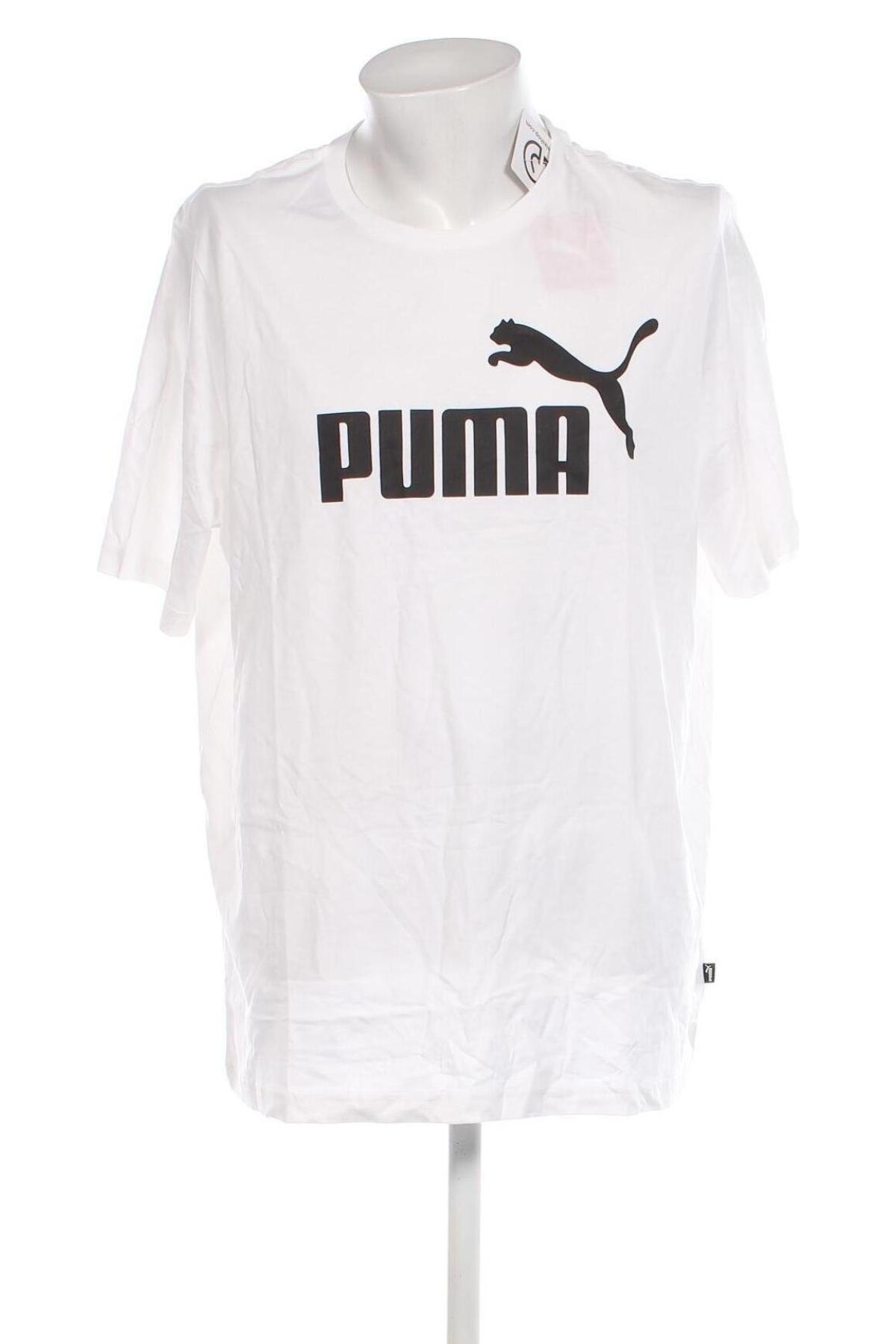 Мъжка тениска PUMA, Размер XXL, Цвят Бял, Цена 58,90 лв.