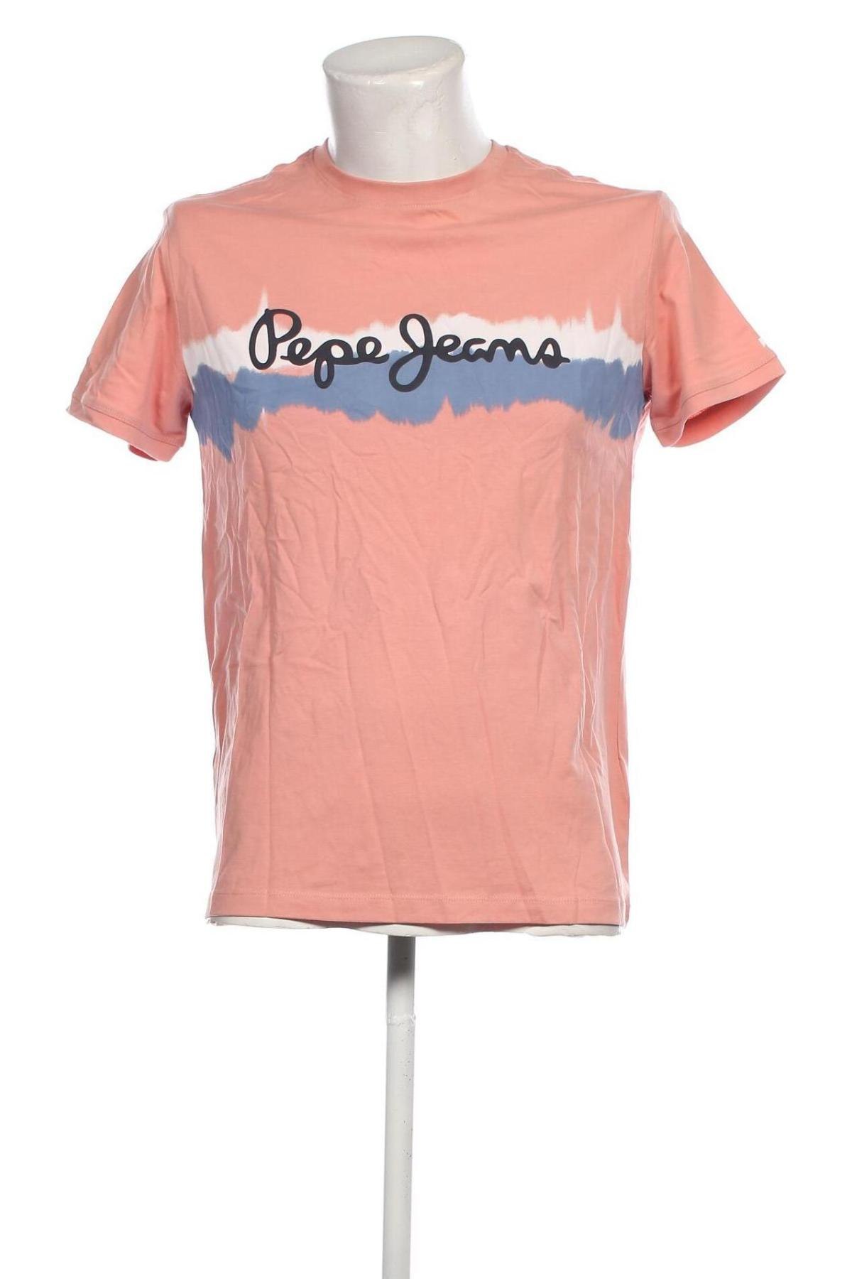 Ανδρικό t-shirt Pepe Jeans, Μέγεθος L, Χρώμα Ρόζ , Τιμή 28,87 €