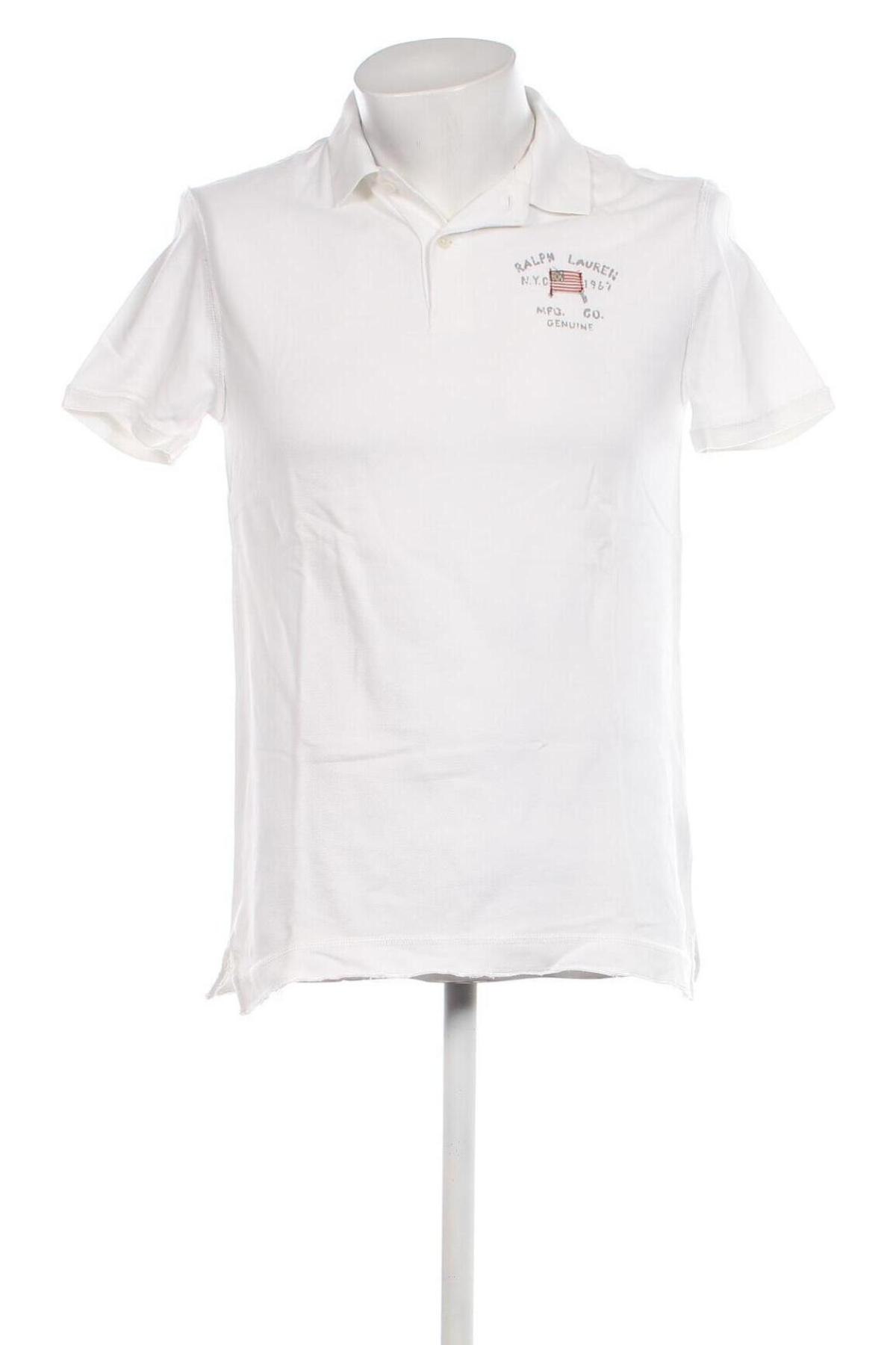 Pánske tričko  Polo Jeans Company by Ralph Lauren, Veľkosť M, Farba Biela, Cena  17,00 €