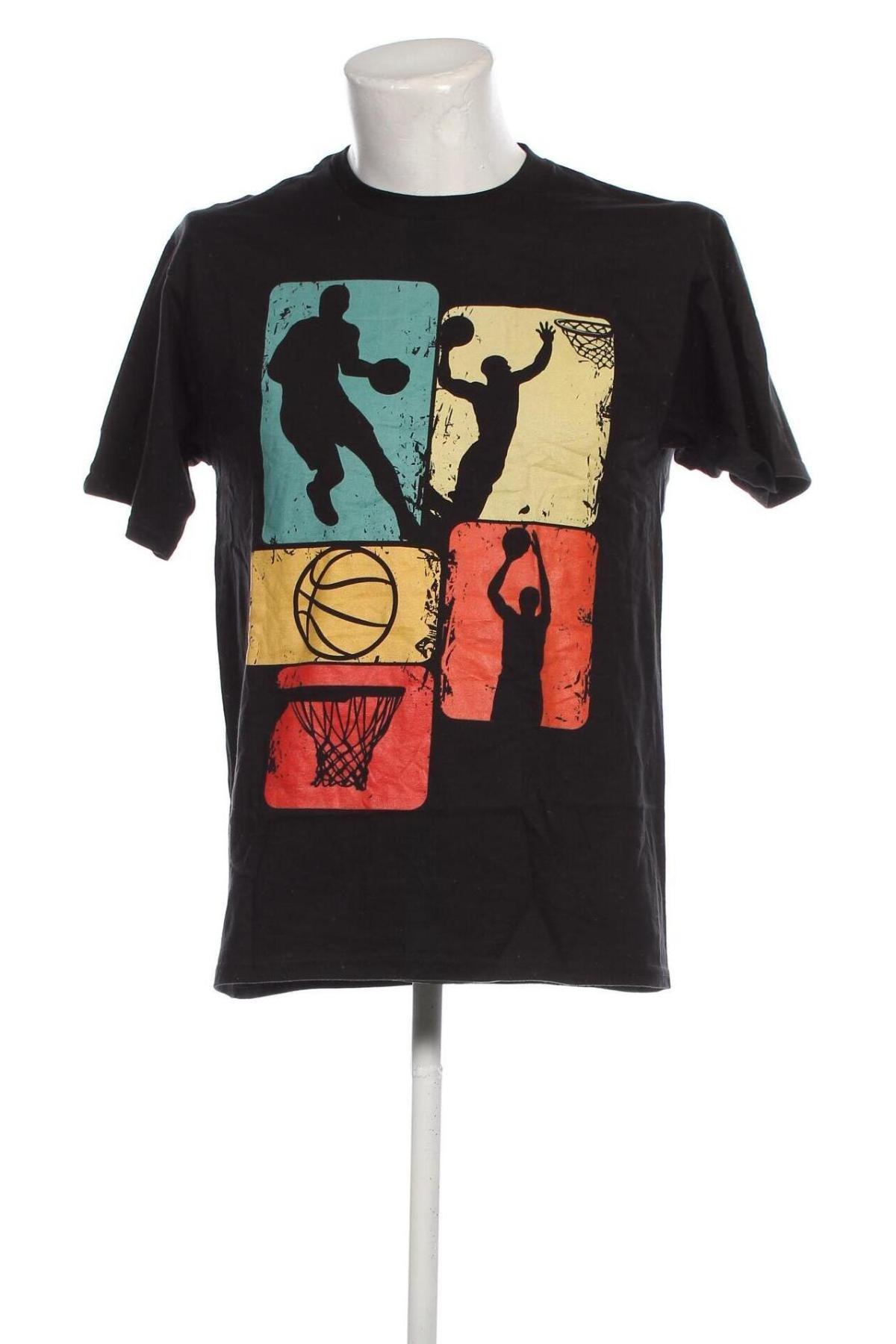 Мъжка тениска Port & Company, Размер M, Цвят Черен, Цена 21,00 лв.