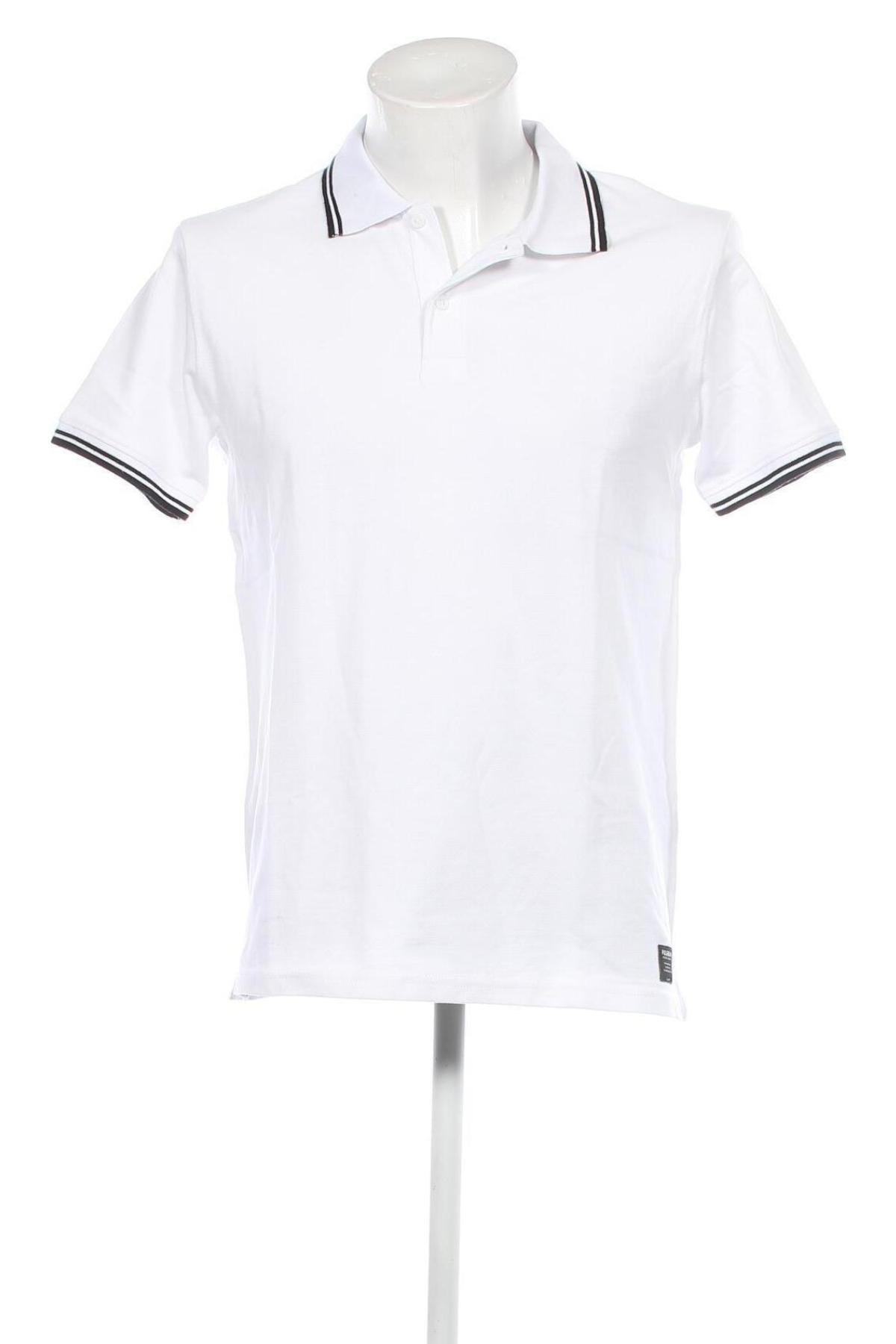 Мъжка тениска Pull&Bear, Размер M, Цвят Бял, Цена 21,00 лв.