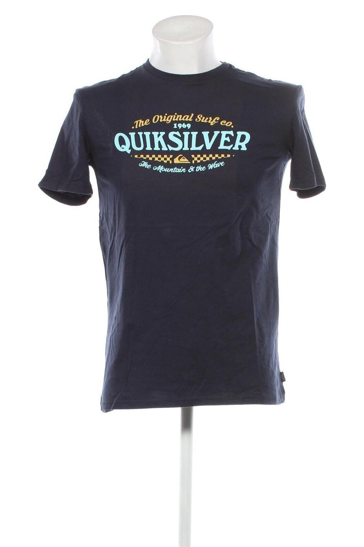 Мъжка тениска Quiksilver, Размер S, Цвят Син, Цена 31,00 лв.