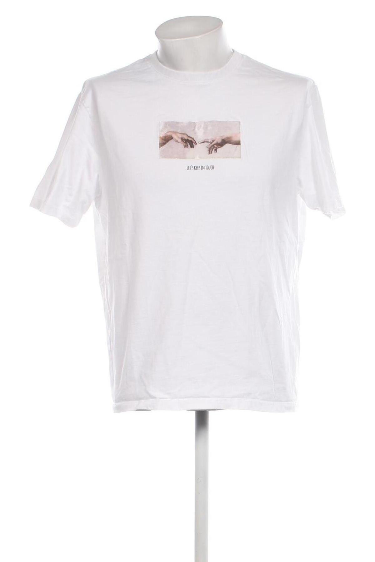 Ανδρικό t-shirt Reserved, Μέγεθος L, Χρώμα Λευκό, Τιμή 6,65 €