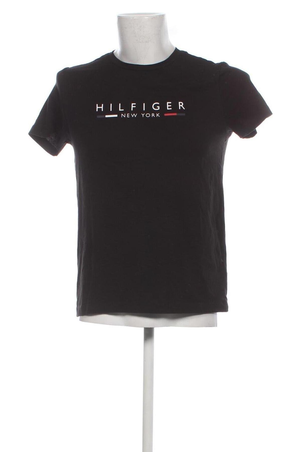 Мъжка тениска Tommy Hilfiger, Размер M, Цвят Черен, Цена 72,00 лв.