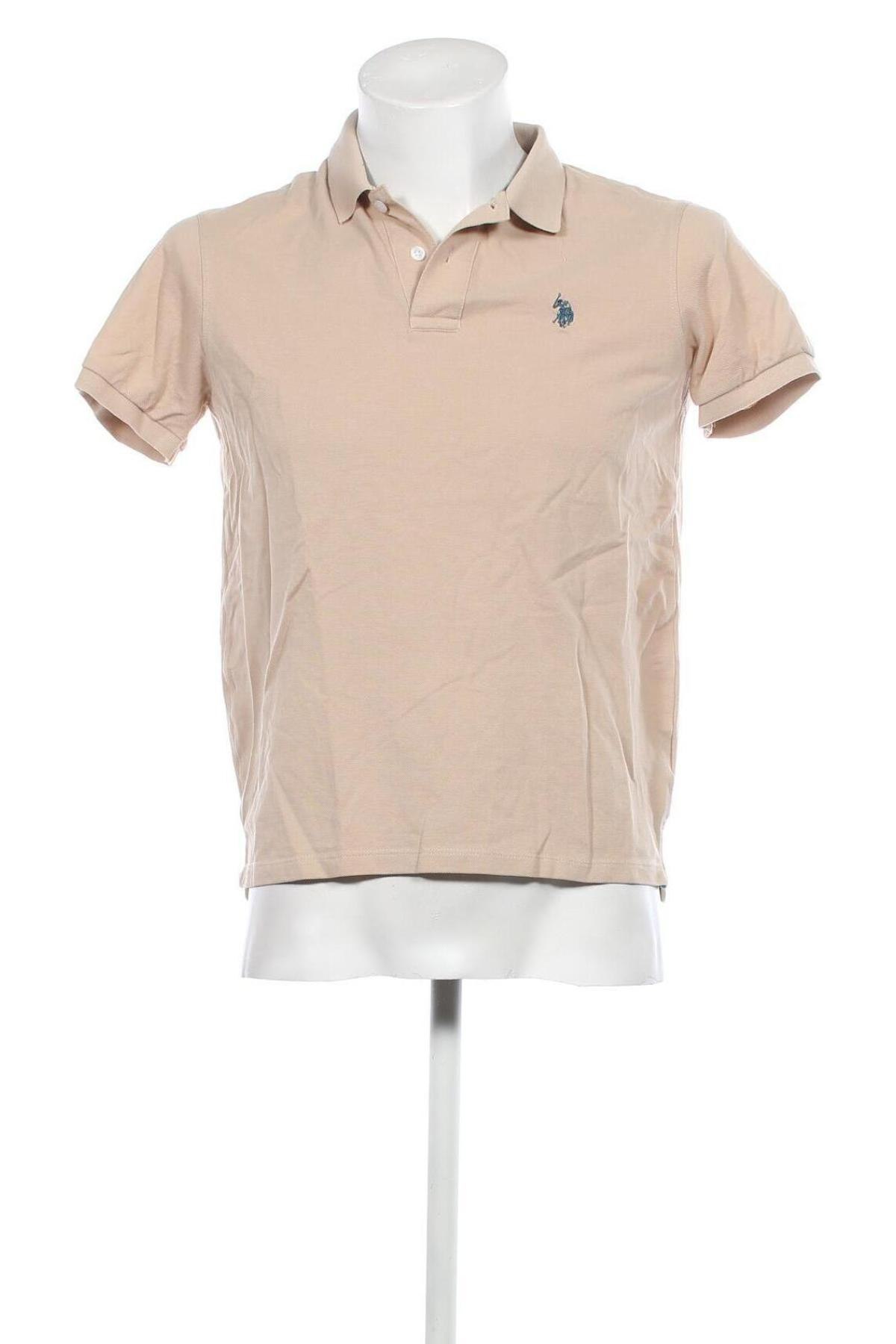 Tricou de bărbați U.S. Polo Assn., Mărime S, Culoare Bej, Preț 184,21 Lei