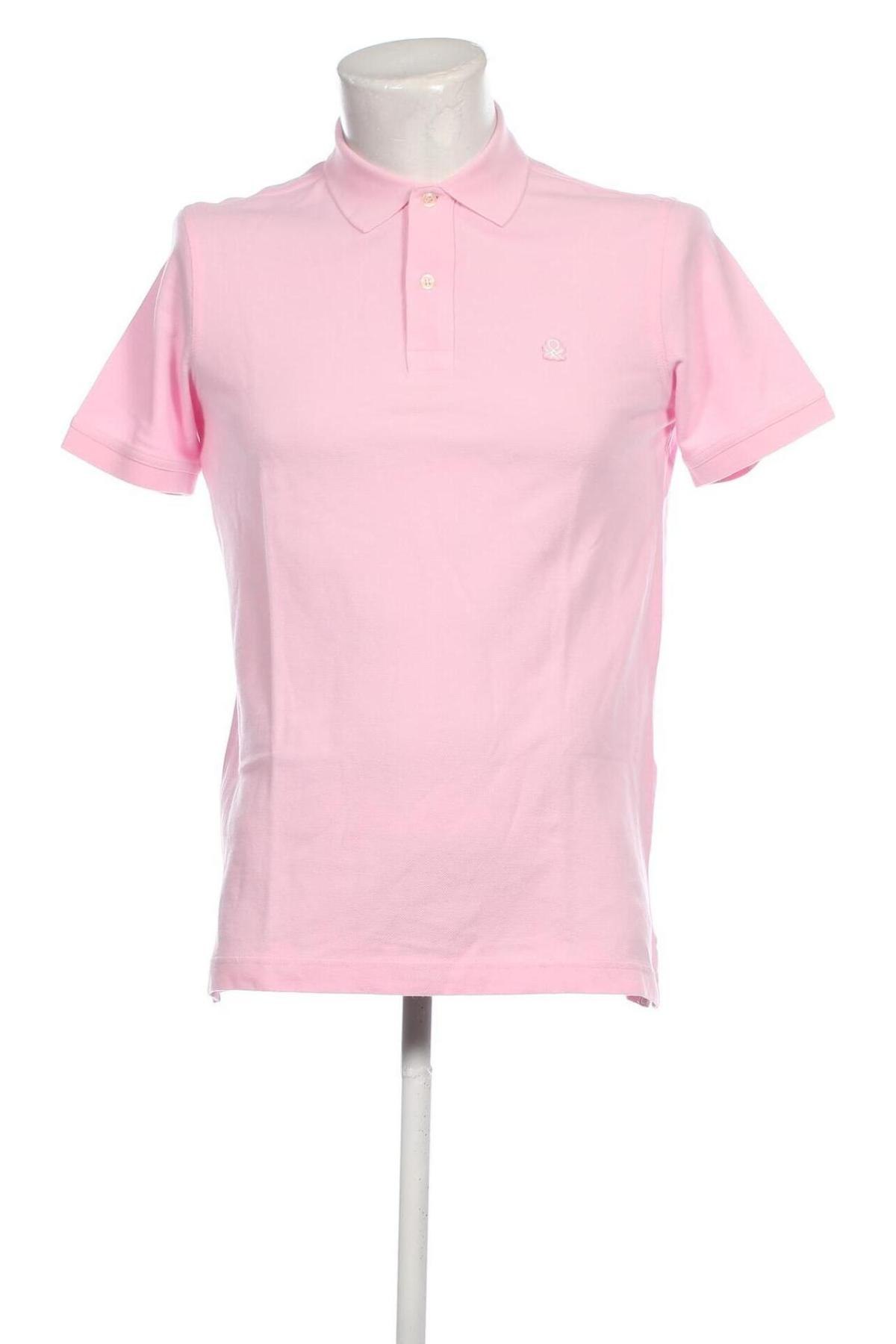 Herren T-Shirt United Colors Of Benetton, Größe S, Farbe Rosa, Preis € 15,98
