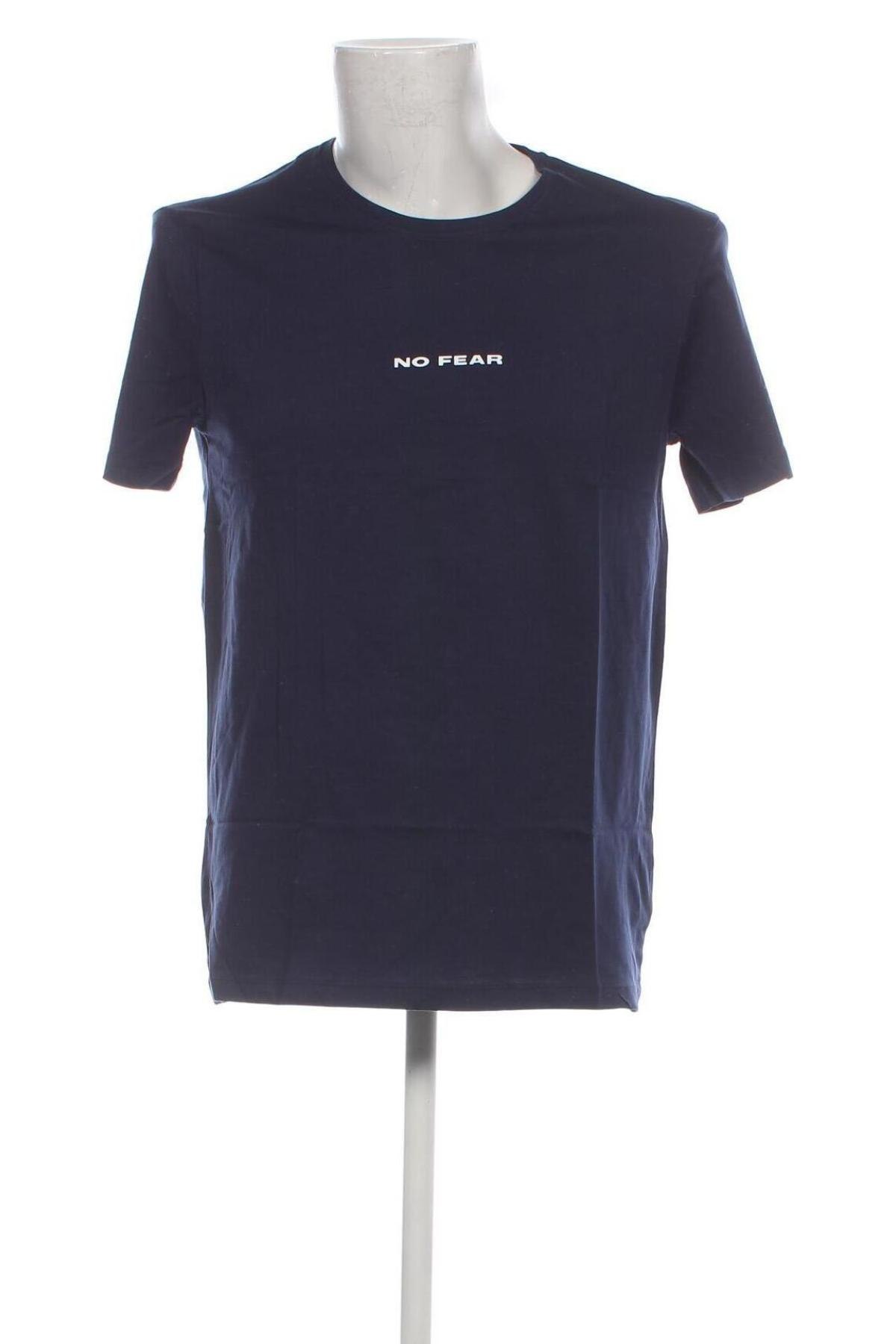 Мъжка тениска United Colors Of Benetton, Размер L, Цвят Син, Цена 31,00 лв.