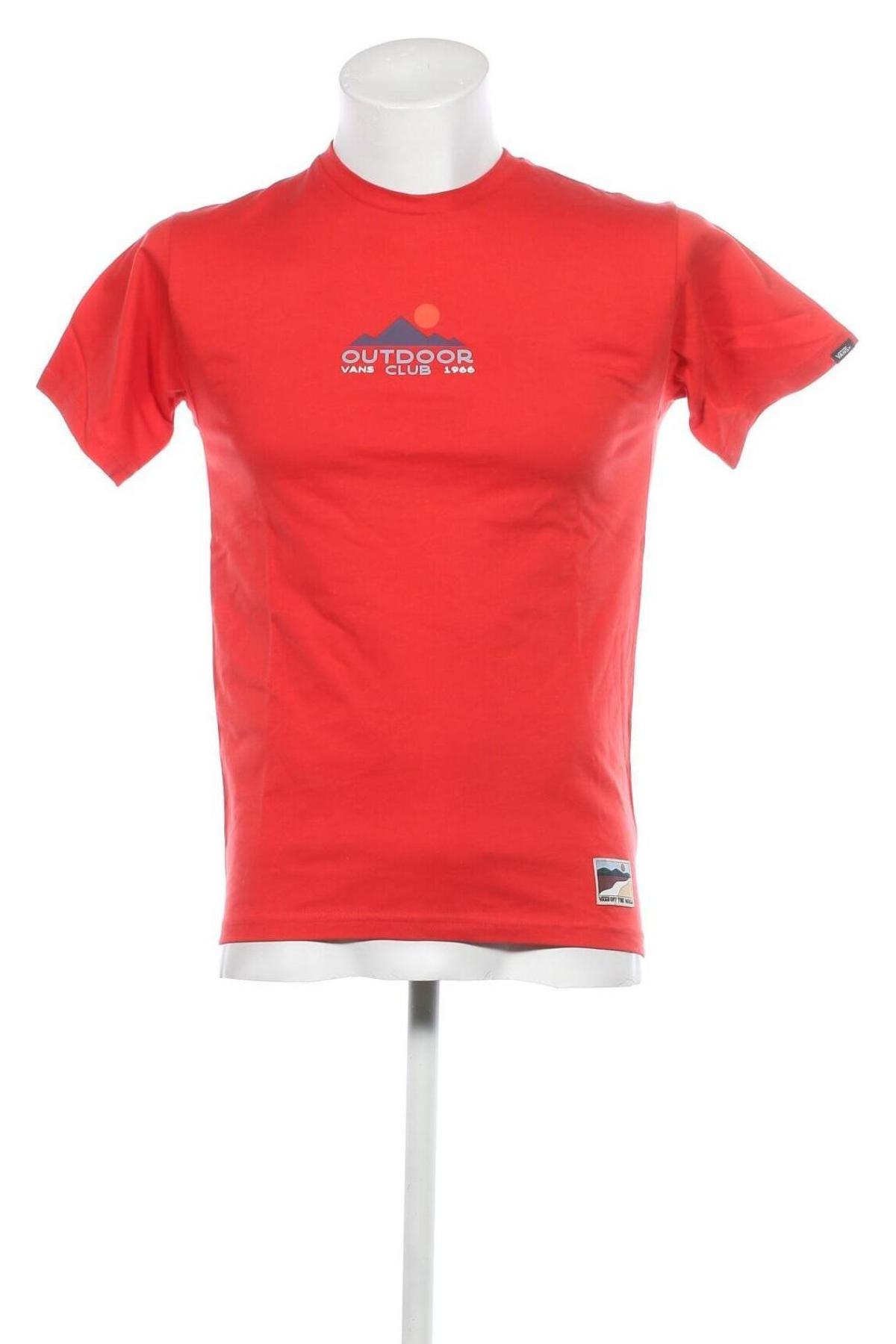 Herren T-Shirt Vans, Größe S, Farbe Rot, Preis € 22,68