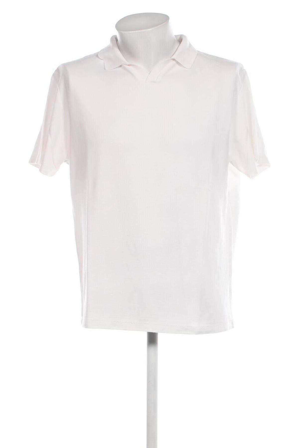 Мъжка тениска Zara, Размер L, Цвят Бял, Цена 15,64 лв.
