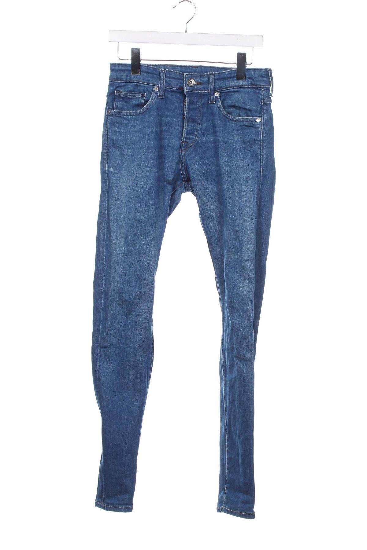 Pánské džíny  H&M, Velikost S, Barva Modrá, Cena  176,00 Kč