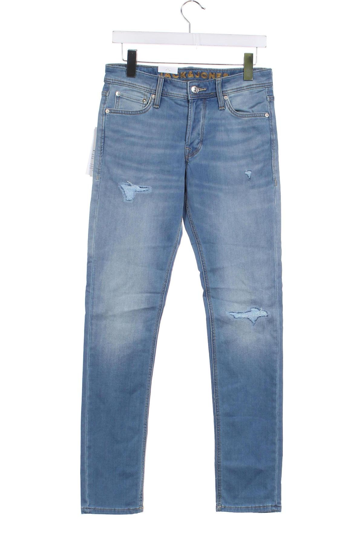 Męskie jeansy Jack & Jones, Rozmiar S, Kolor Niebieski, Cena 81,80 zł