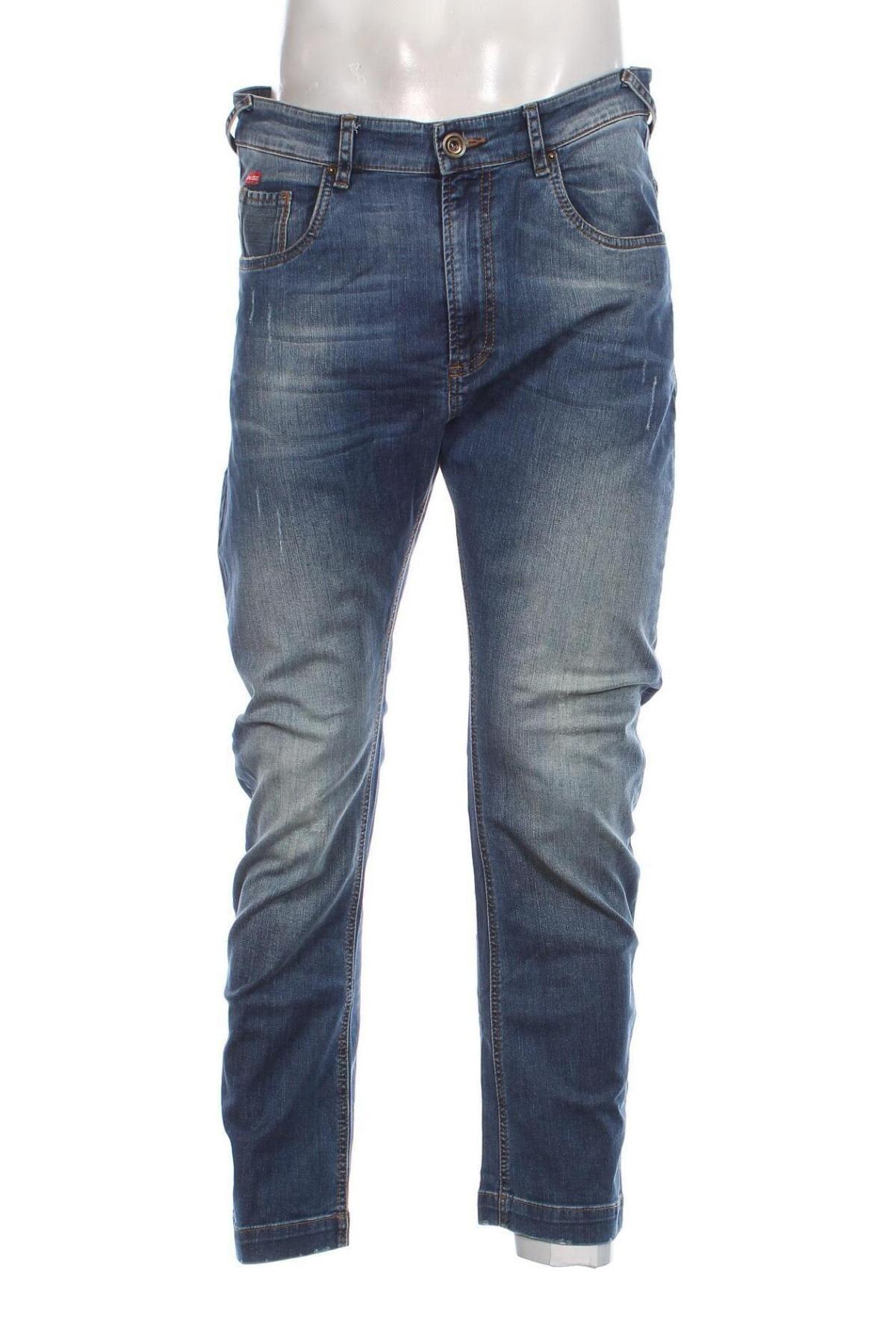 Męskie jeansy Pause Jeans, Rozmiar L, Kolor Niebieski, Cena 94,25 zł