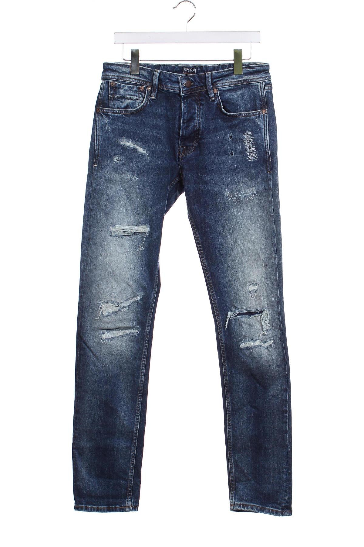 Мъжки дънки Pepe Jeans, Размер S, Цвят Син, Цена 86,00 лв.