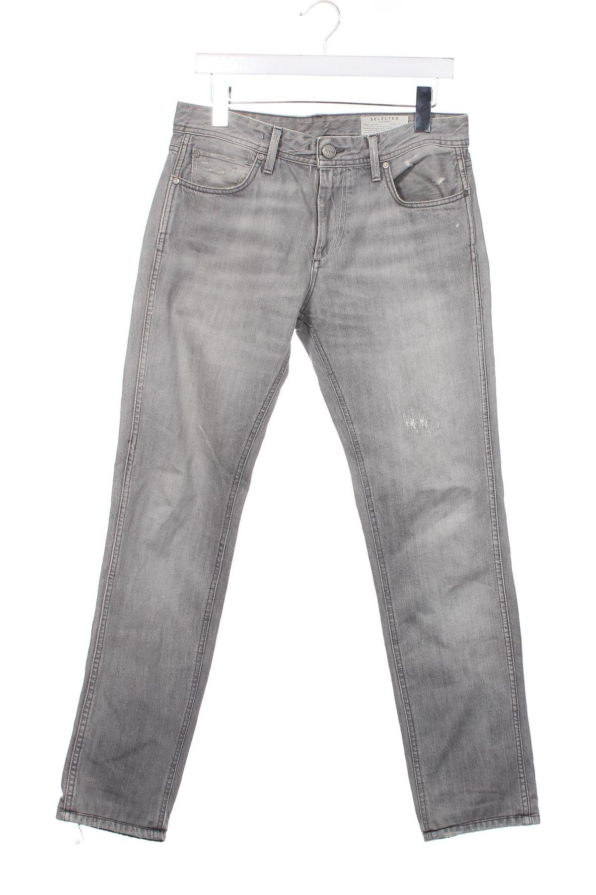 Herren Jeans Selected Homme, Größe M, Farbe Grau, Preis € 15,19