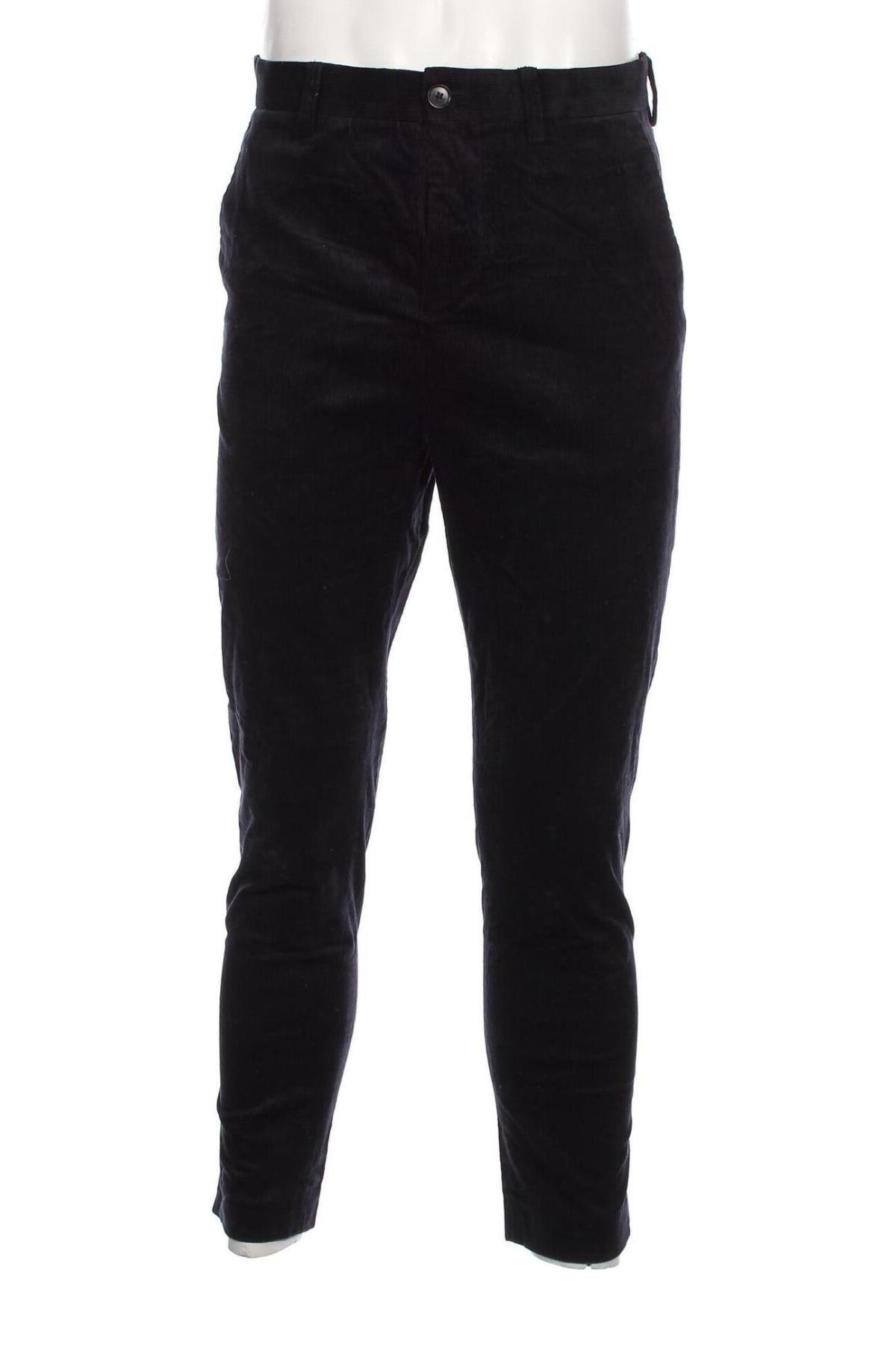 Ανδρικό κοτλέ παντελόνι H&M, Μέγεθος M, Χρώμα Μπλέ, Τιμή 3,41 €