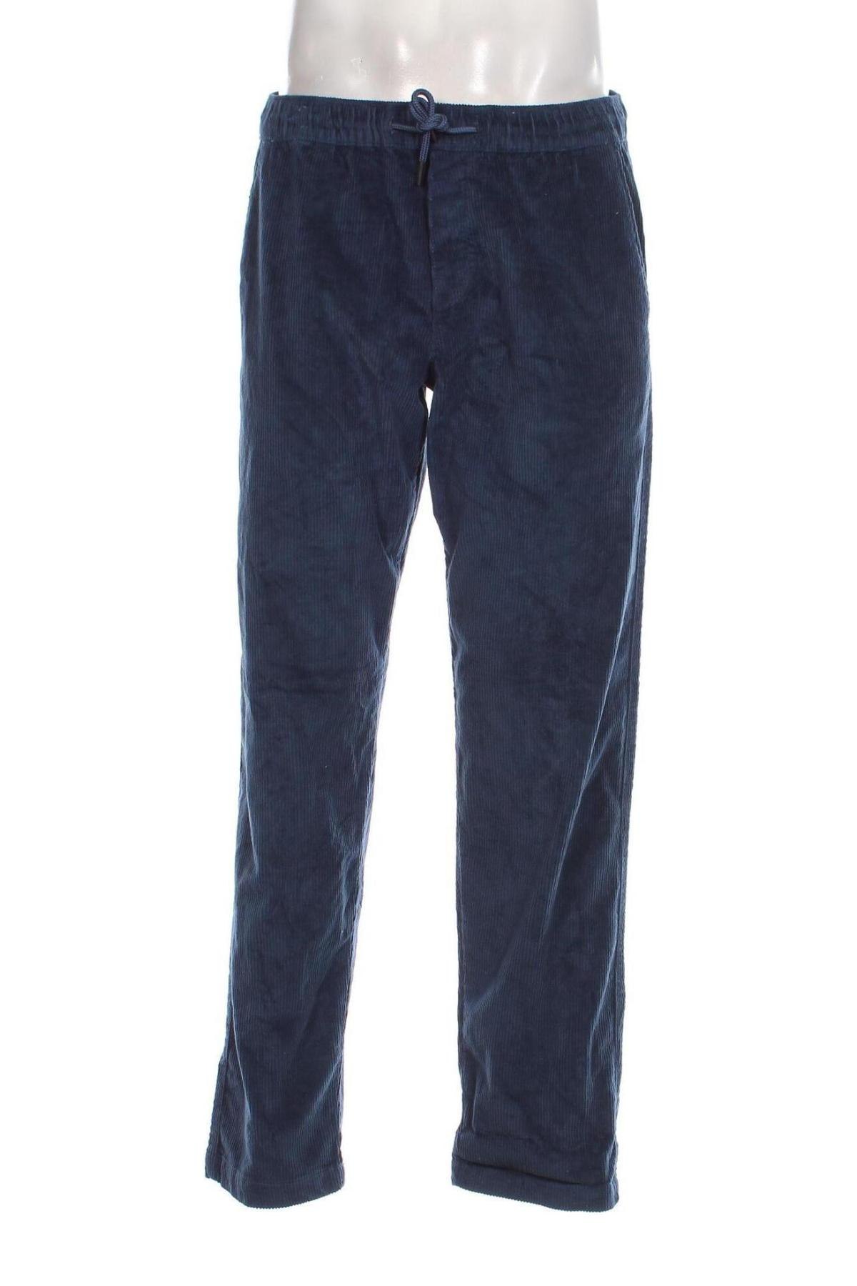 Pantaloni raiați de bărbați Jack & Jones, Mărime L, Culoare Albastru, Preț 107,07 Lei