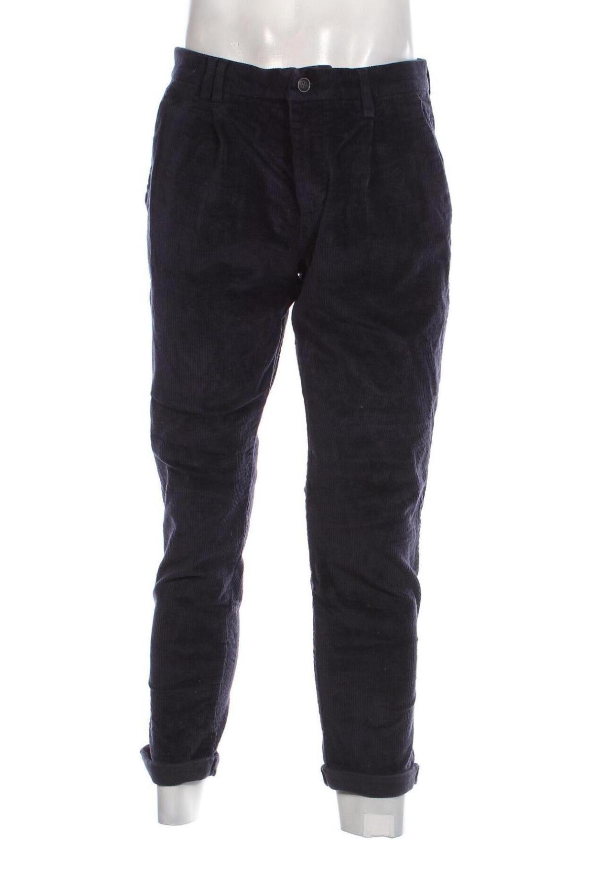 Pantaloni raiați de bărbați Jack & Jones, Mărime M, Culoare Albastru, Preț 56,70 Lei