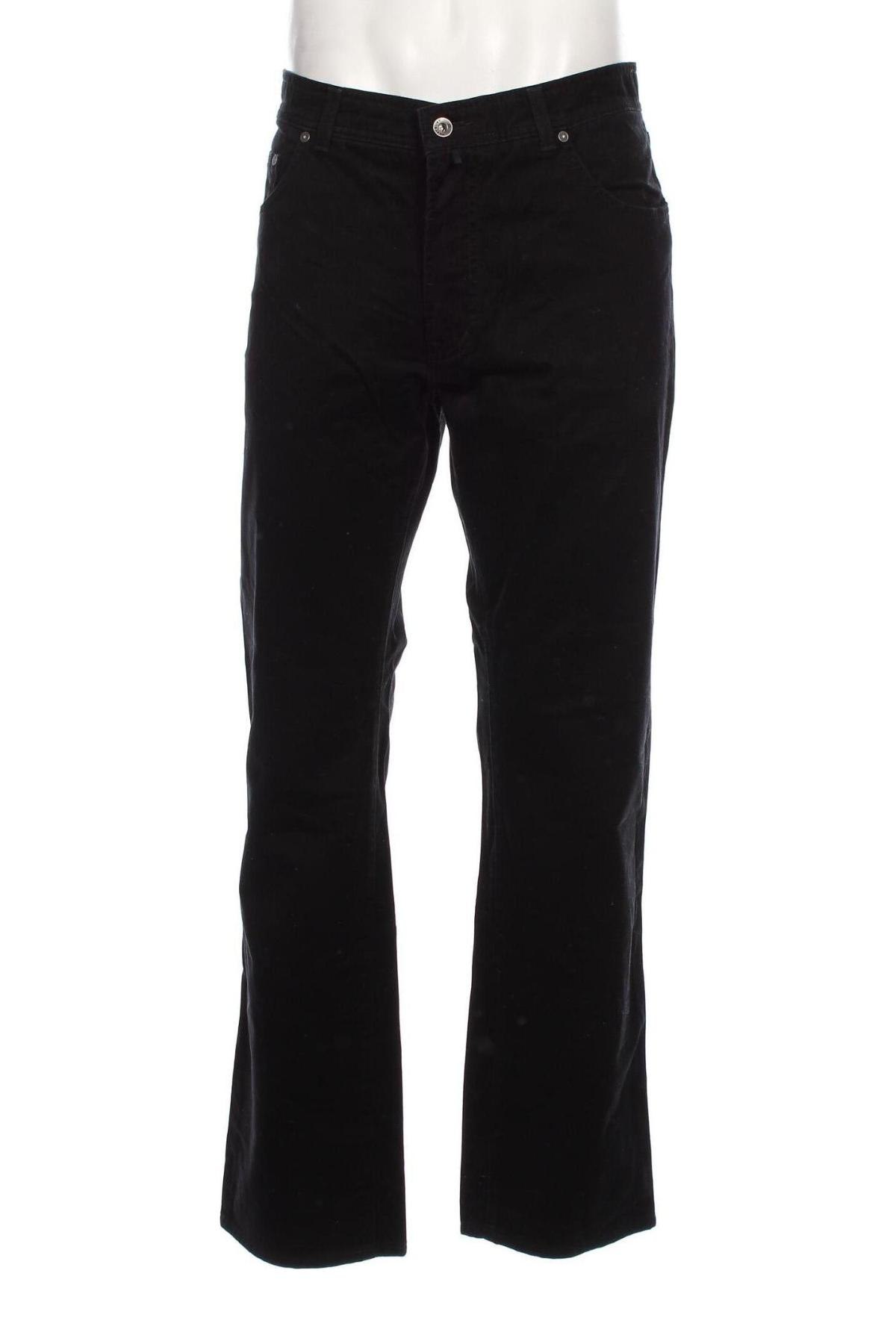 Pantaloni raiați de bărbați Westbay, Mărime L, Culoare Negru, Preț 28,62 Lei