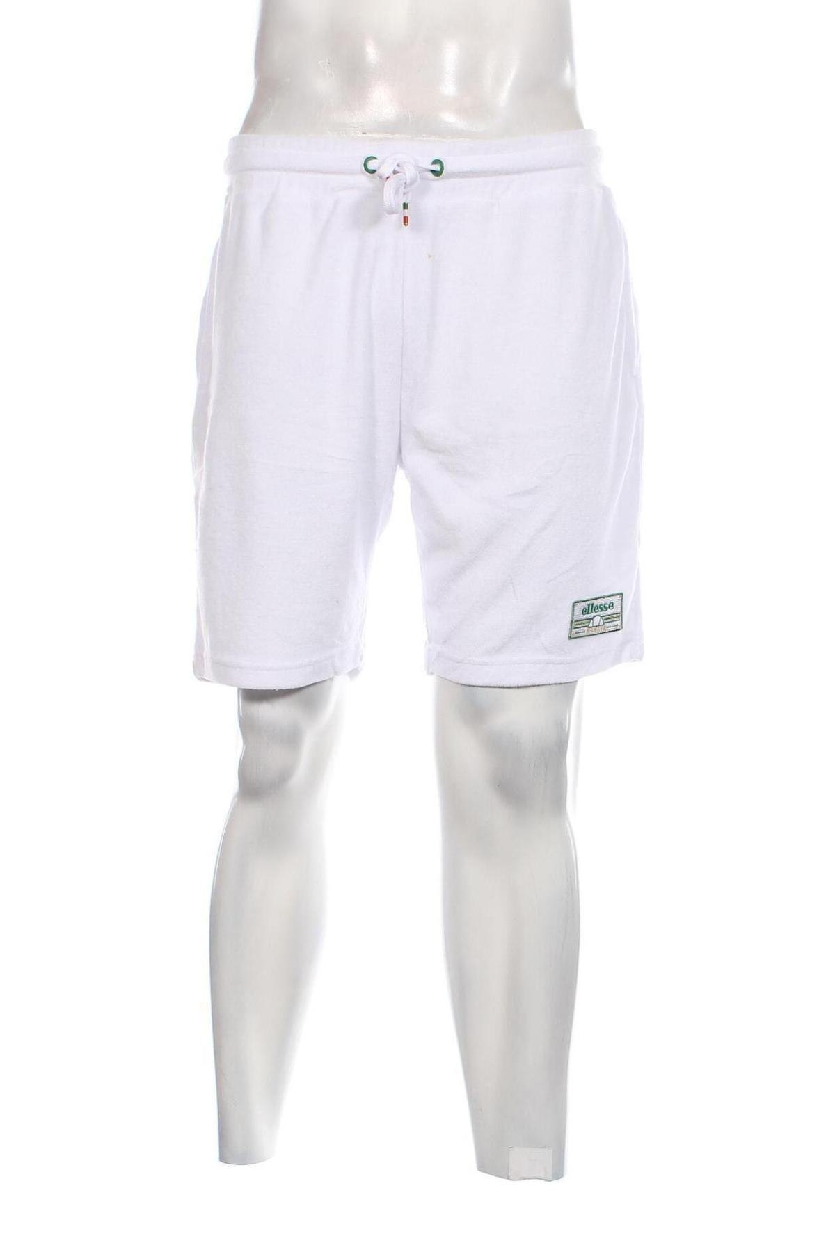 Мъжки къс панталон Ellesse, Размер M, Цвят Бял, Цена 56,00 лв.