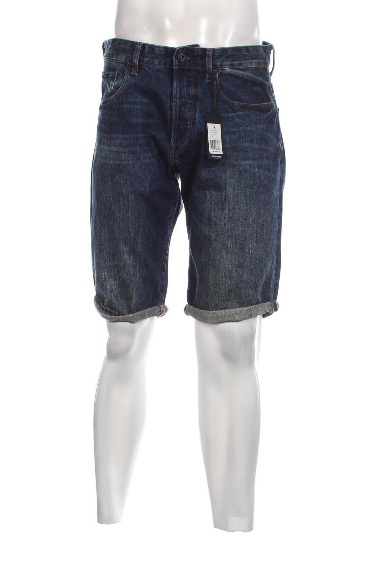 Ανδρικό κοντό παντελόνι G-Star Raw, Μέγεθος M, Χρώμα Μπλέ, Τιμή 34,78 €