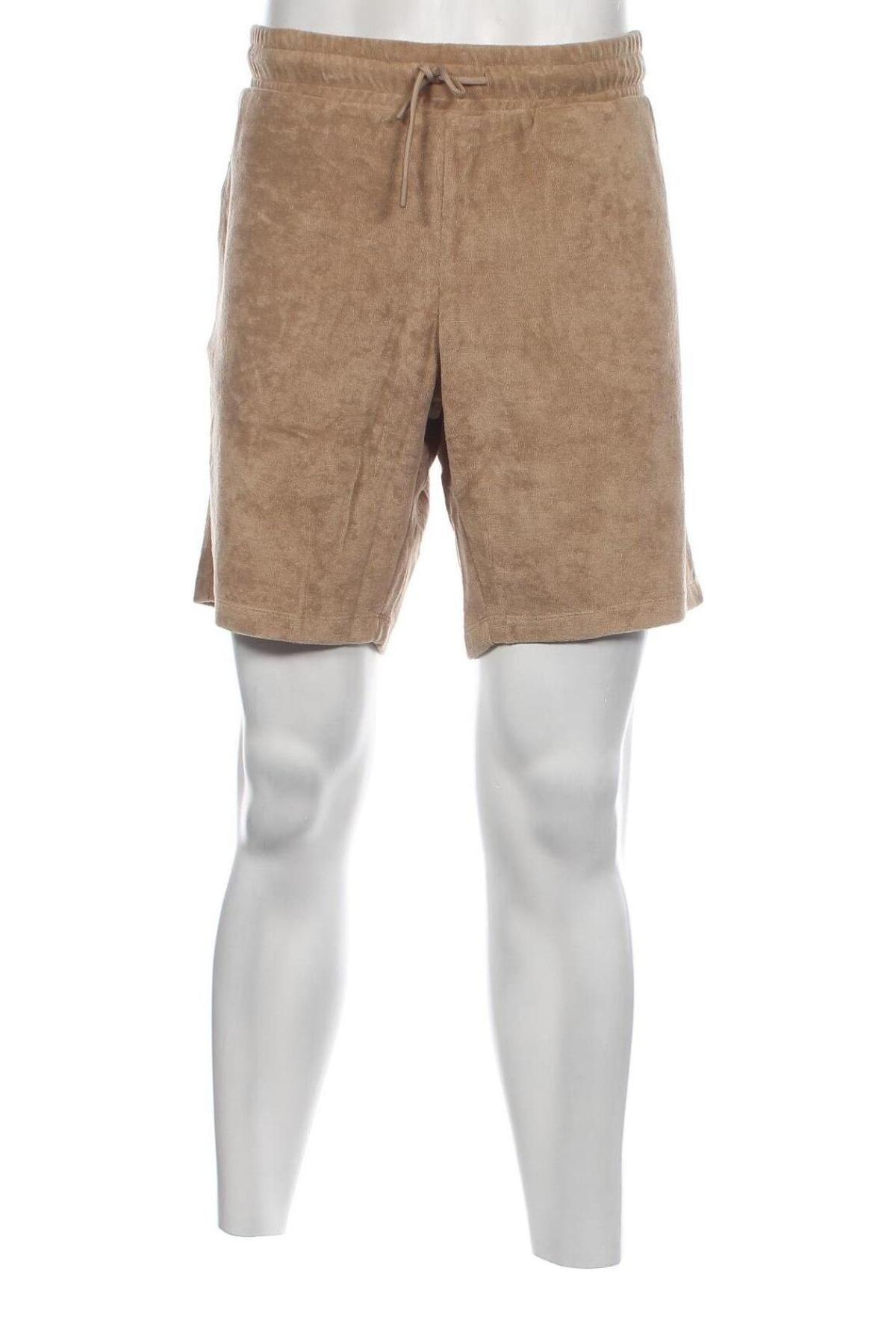 Мъжки къс панталон Jack & Jones, Размер L, Цвят Бежов, Цена 27,90 лв.